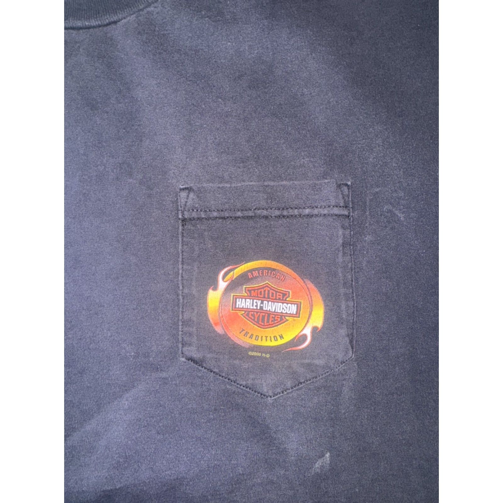 Harley Davidson VINTAGE Harley-Davidson Orange County T-Shirt Men XL Black 90s Irvine CA 22x29 Size US XL / EU 56 / 4 - 4 Thumbnail