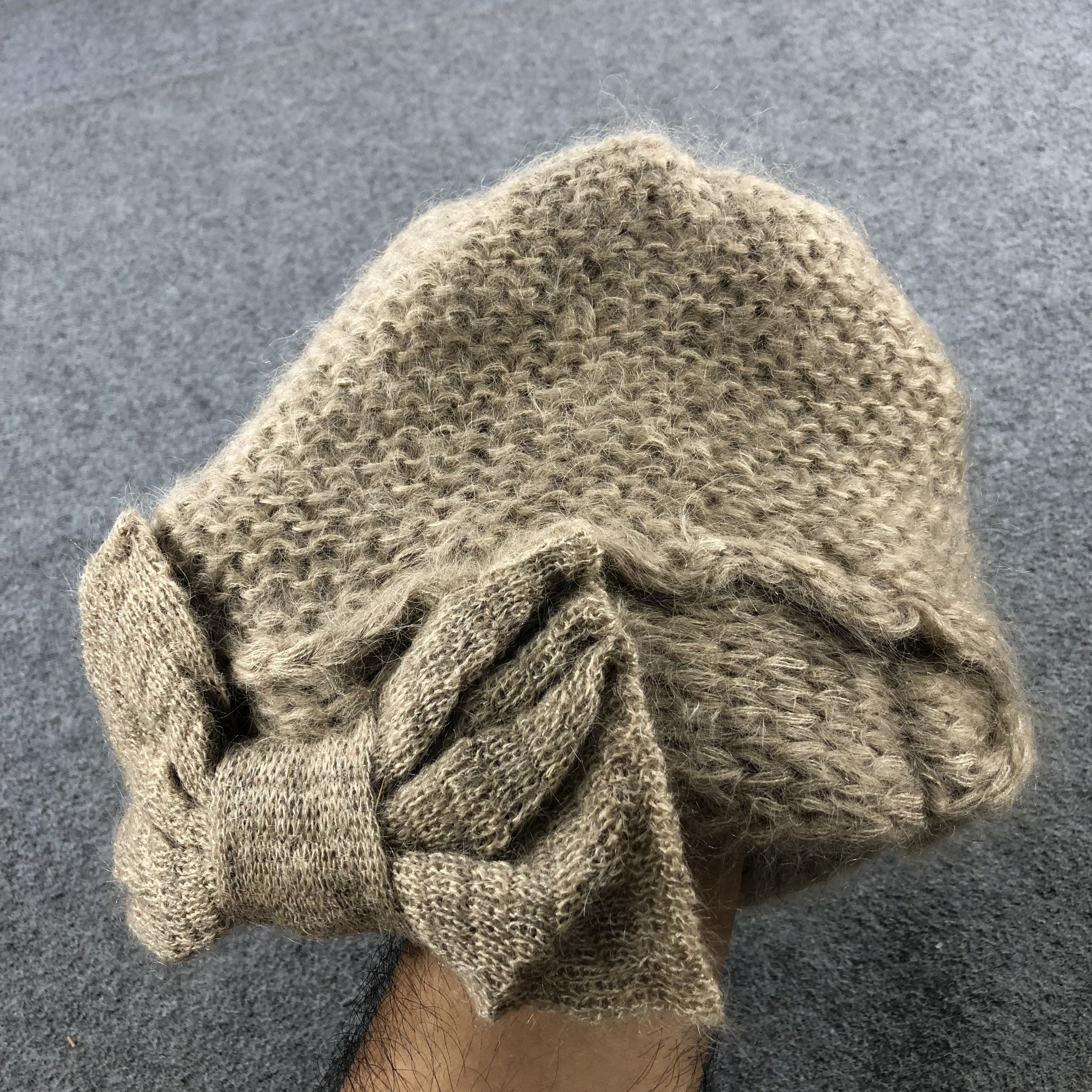 CA4LA CA4LA Ribbon Mohair Hat Beanie Snowcap Snow Hat B38 Size ONE SIZE - 3 Thumbnail