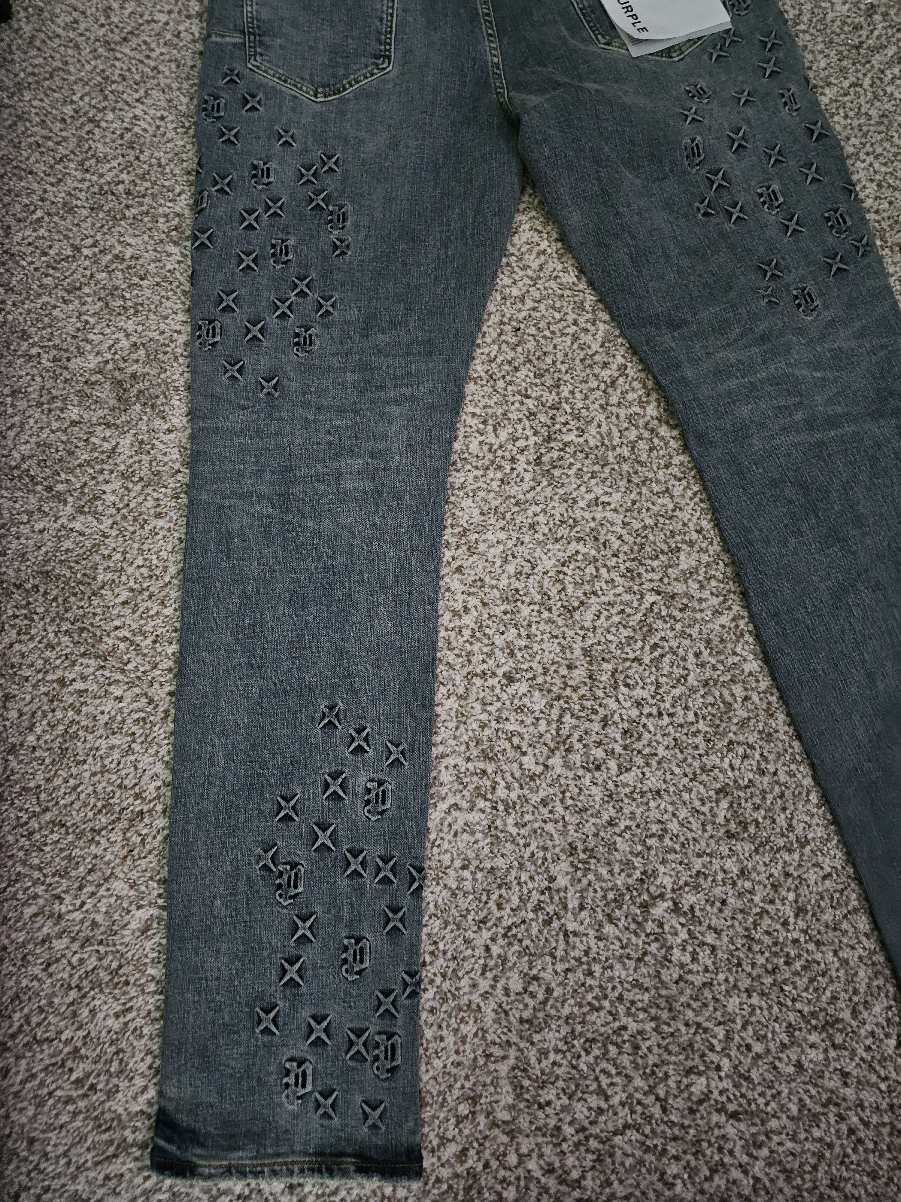Purple Brand Purple special edition monogram jeans Size US 36 / EU 52 - 9 Thumbnail