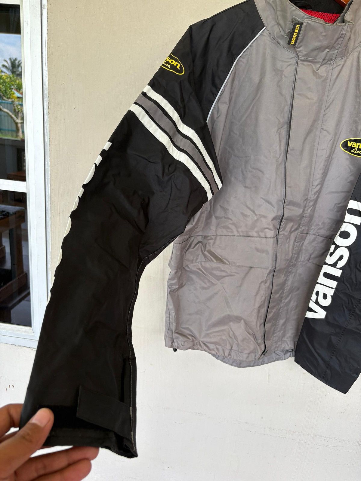Vanson Leathers VTG Vanson Leather Waterproff Rain Jacket Moto Racer 1 Star Size US L / EU 52-54 / 3 - 2 Thumbnail
