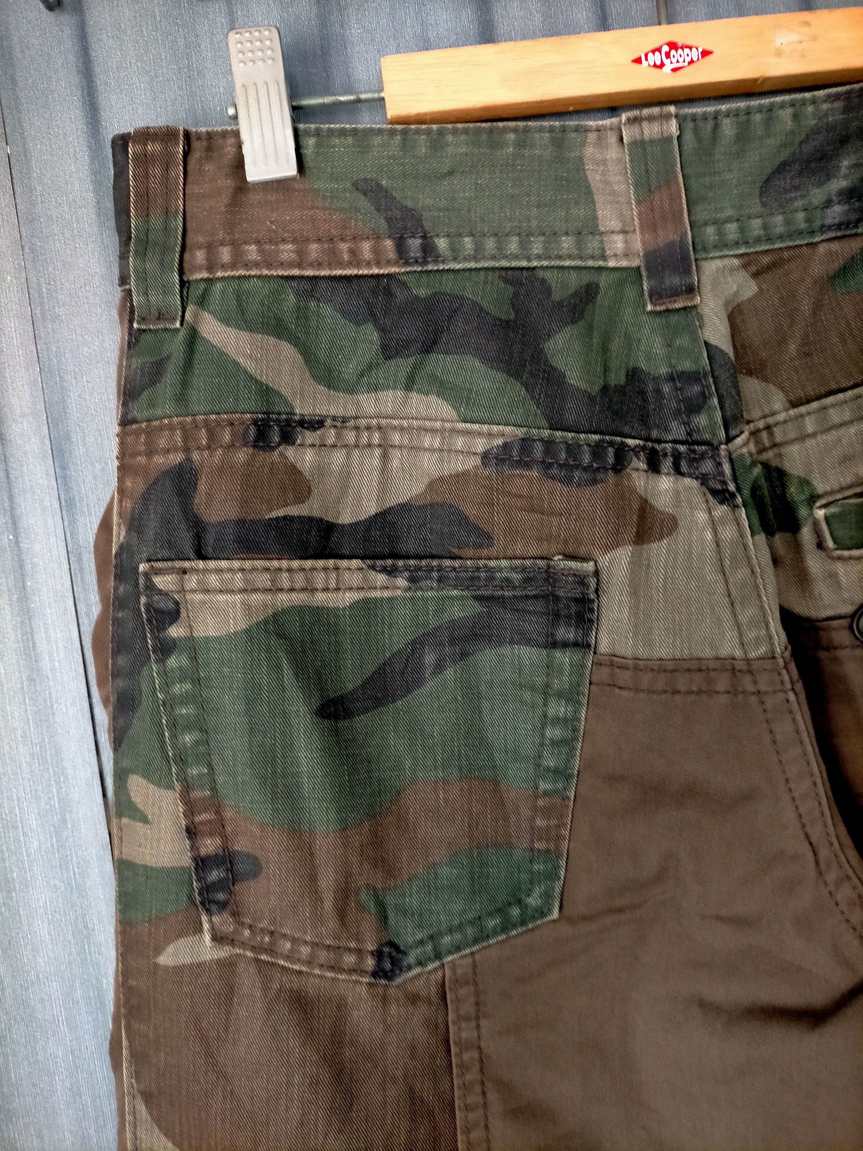 Final Home ⚡Rare Final Home Camo Patchwork Trouser Pants Size US 29 - 5 Thumbnail