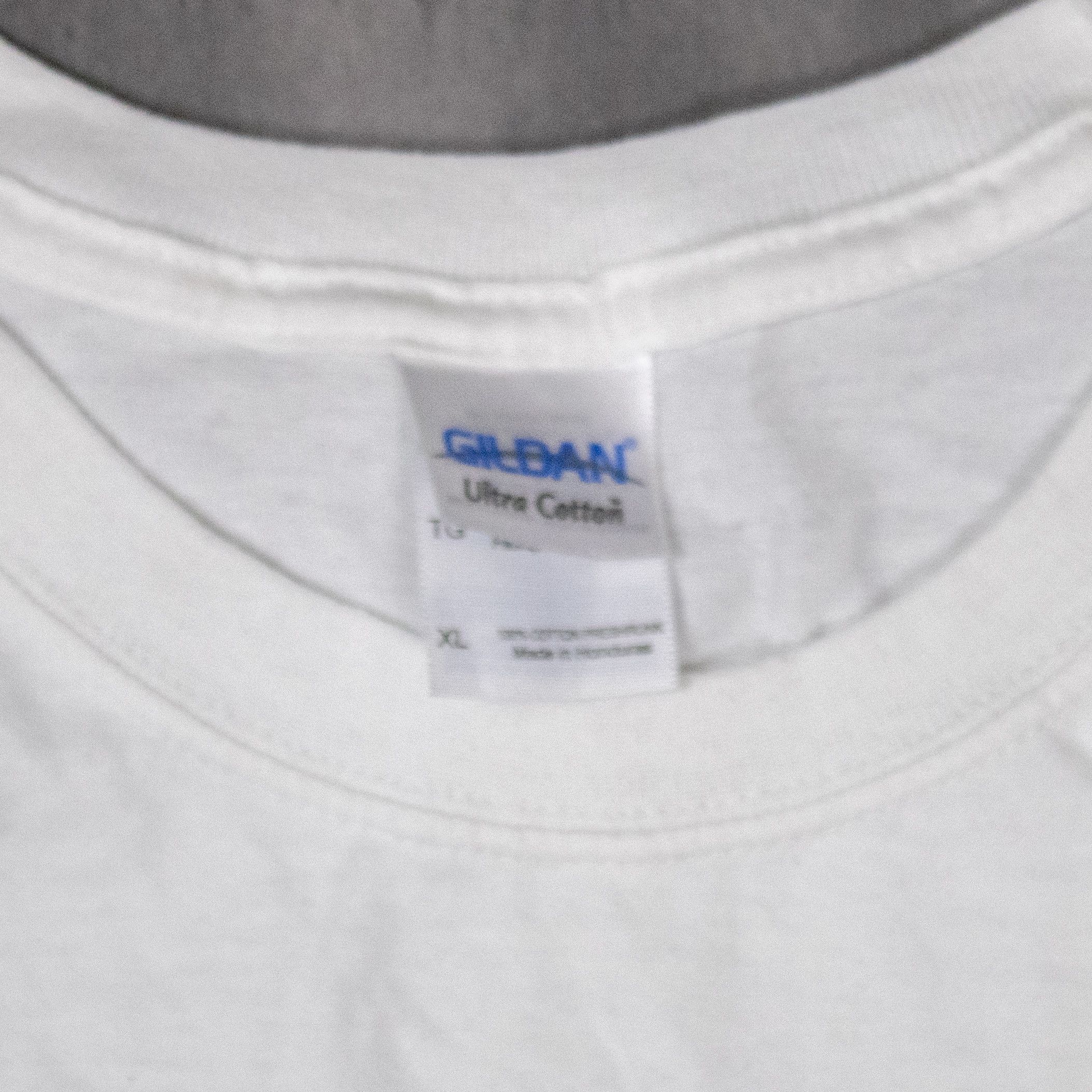 Gildan × Japanese Brand × Vintage Y2K 2000's Come For One Double Stitch White T-Shirt Size US XL / EU 56 / 4 - 6 Thumbnail