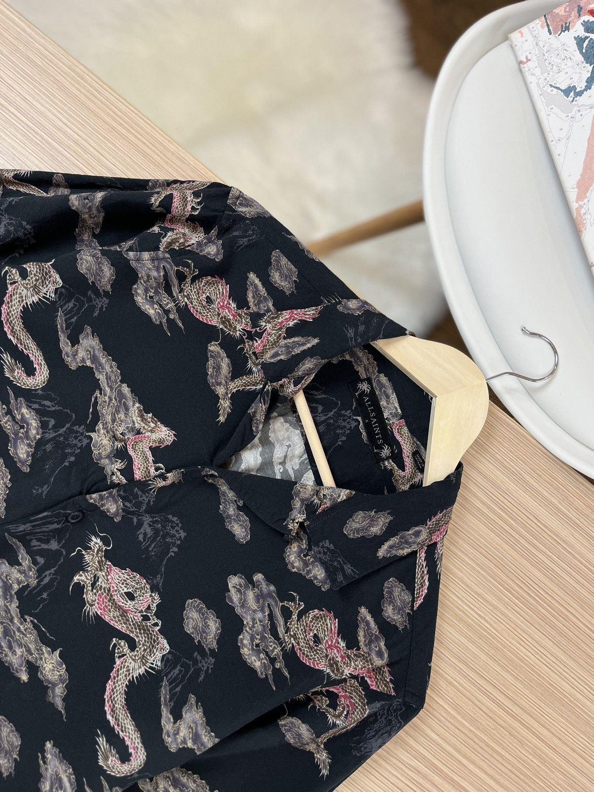 Allsaints Allsaints Hype Cotton dragon Y2K Shirt Size US S / EU 44-46 / 1 - 3 Thumbnail