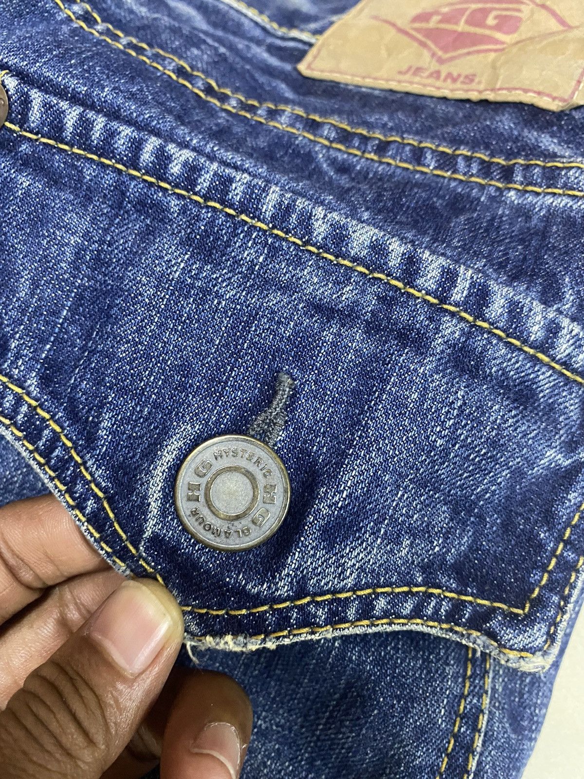 Hysteric Glamour Hysteric Glamour Studded Ripped Flared Denim Size US 31 - 7 Thumbnail