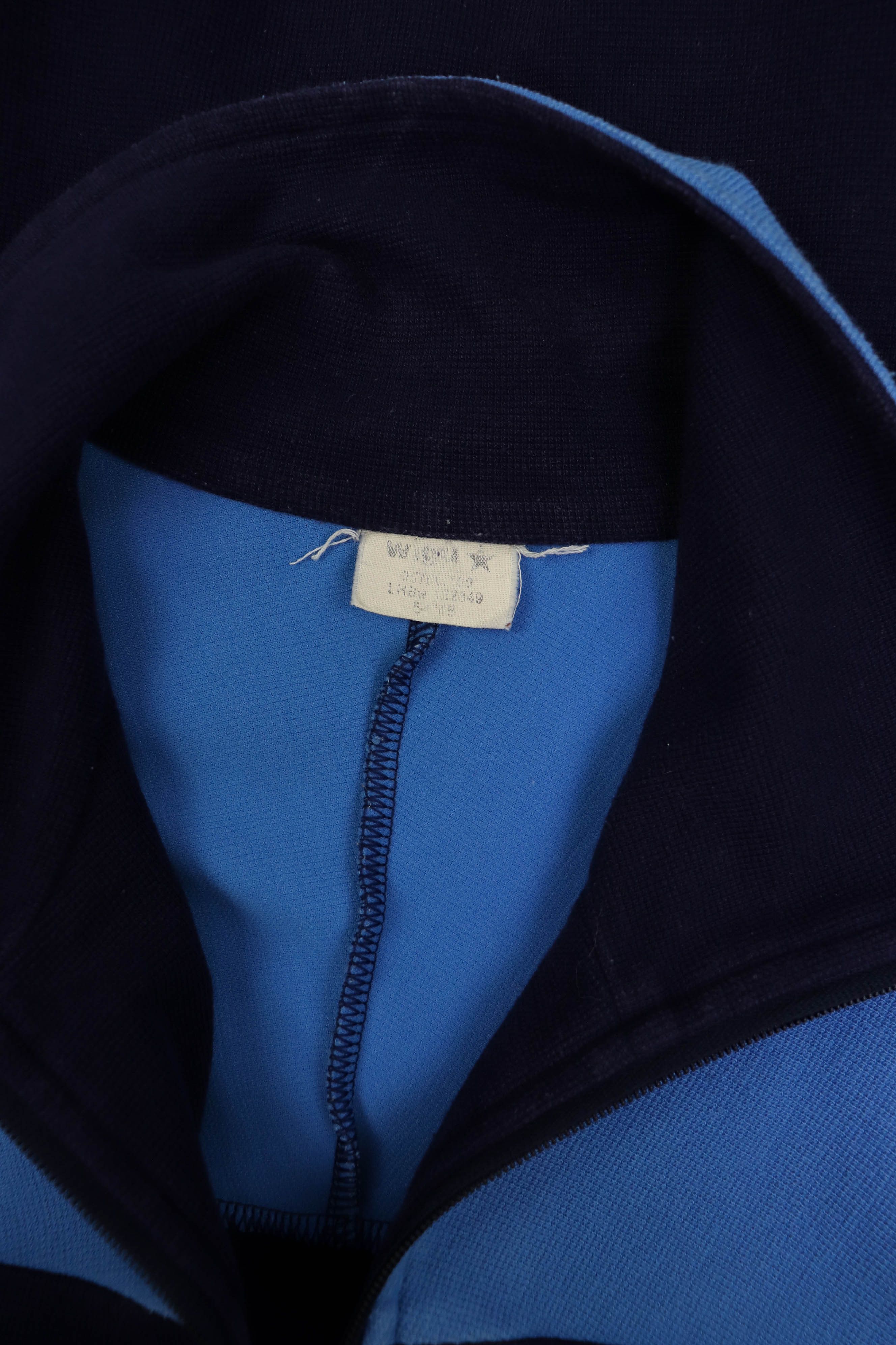 Vintage Bundeswehr Rare Vintage Full Zip Blue Track Top Jacket Size US XL / EU 56 / 4 - 8 Thumbnail