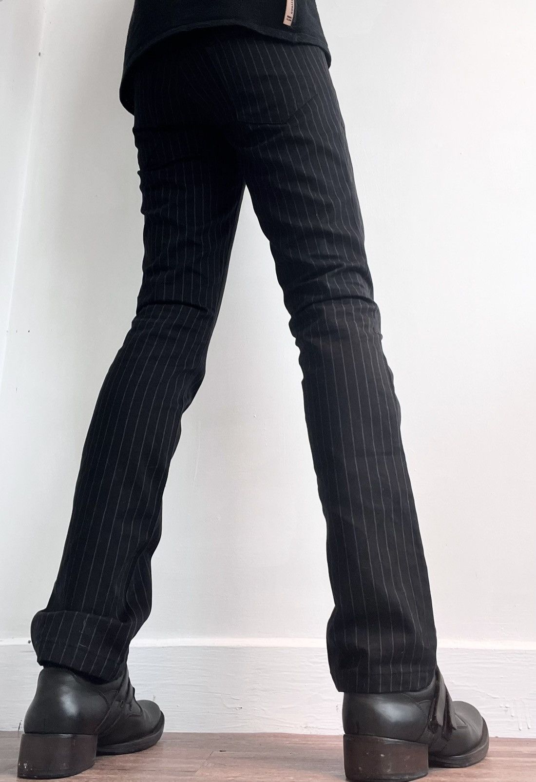 Shellac 2000s Shellac Avant-Garde Stripped Pants Size US 27 - 3 Thumbnail