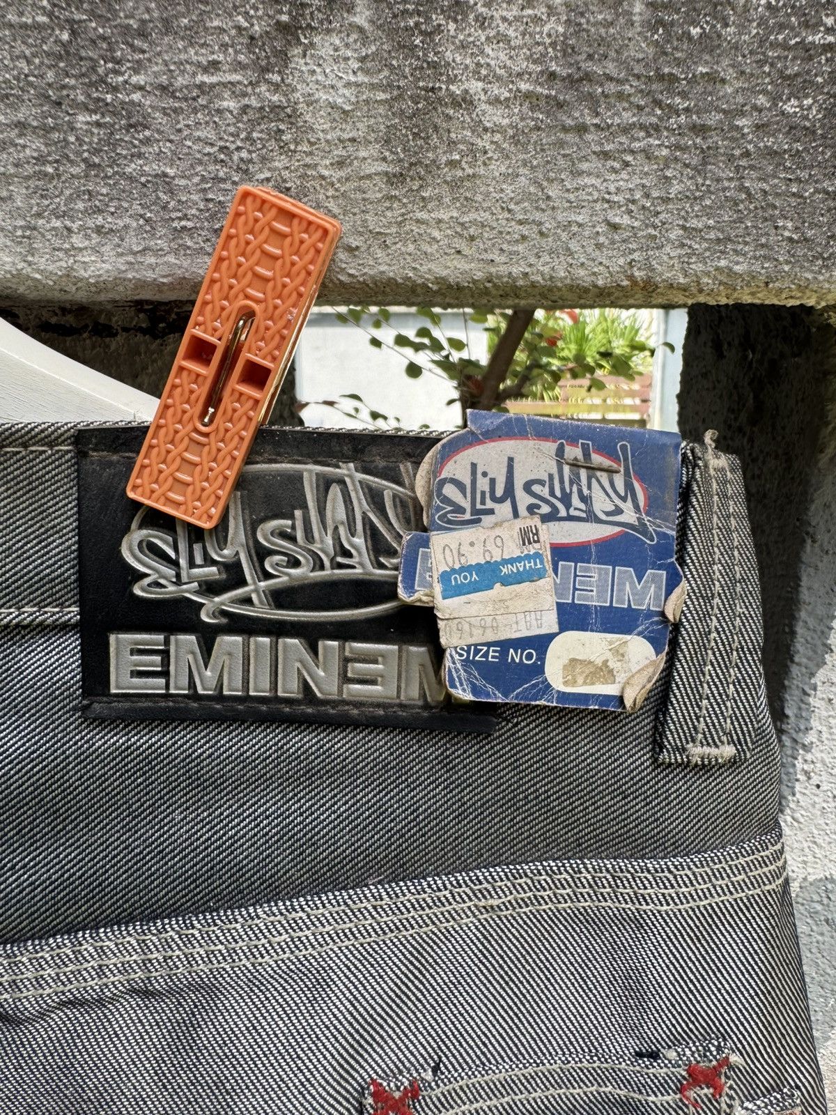 Eminem × Vintage VERY RARE🔥Vintage EMINEM HIPHOP BAGGY FLARE PANTS BOSS02 Size US 34 / EU 50 - 14 Thumbnail
