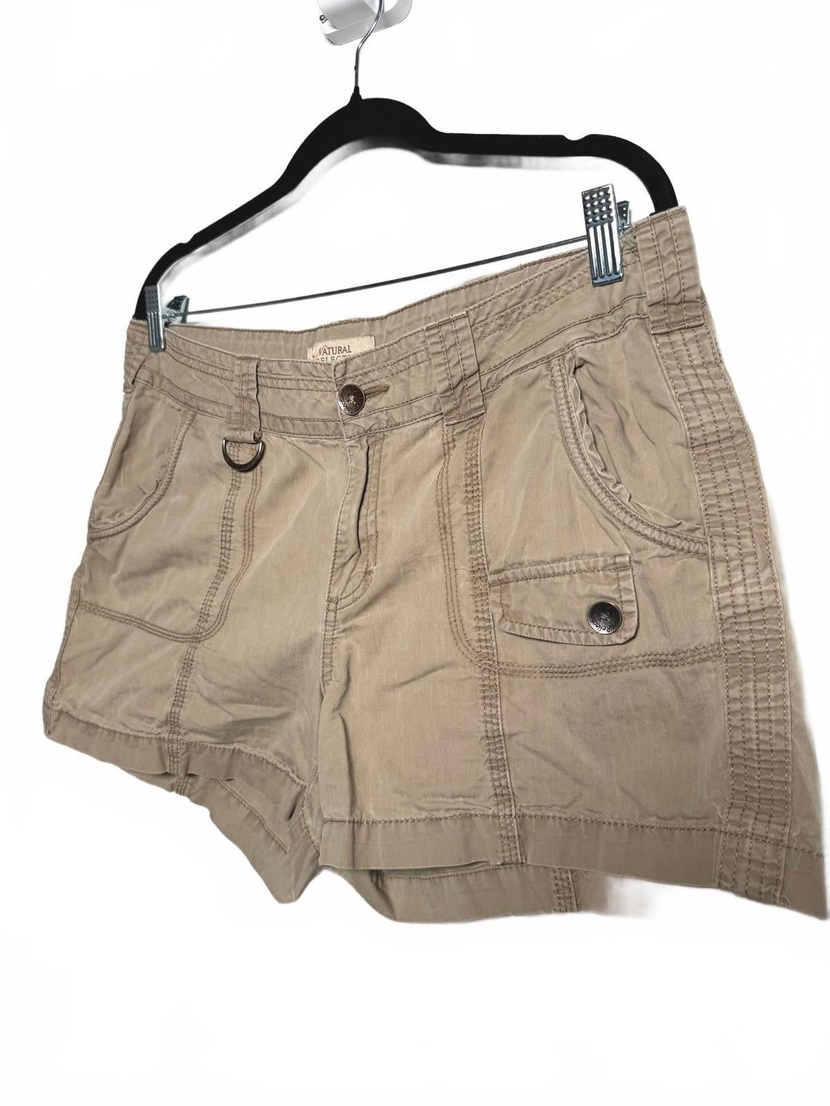 Designer Vintage Y2K Tan Cargo Shorts Women Size 34" / US 12 / IT 48 - 1 Thumbnail
