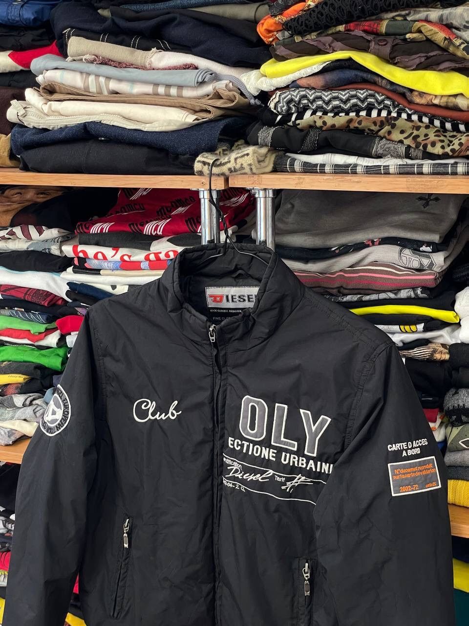 Diesel × Vintage Diesel Vintage Y2K Bomber Nylon Jacket Size M / US 6-8 / IT 42-44 - 6 Thumbnail