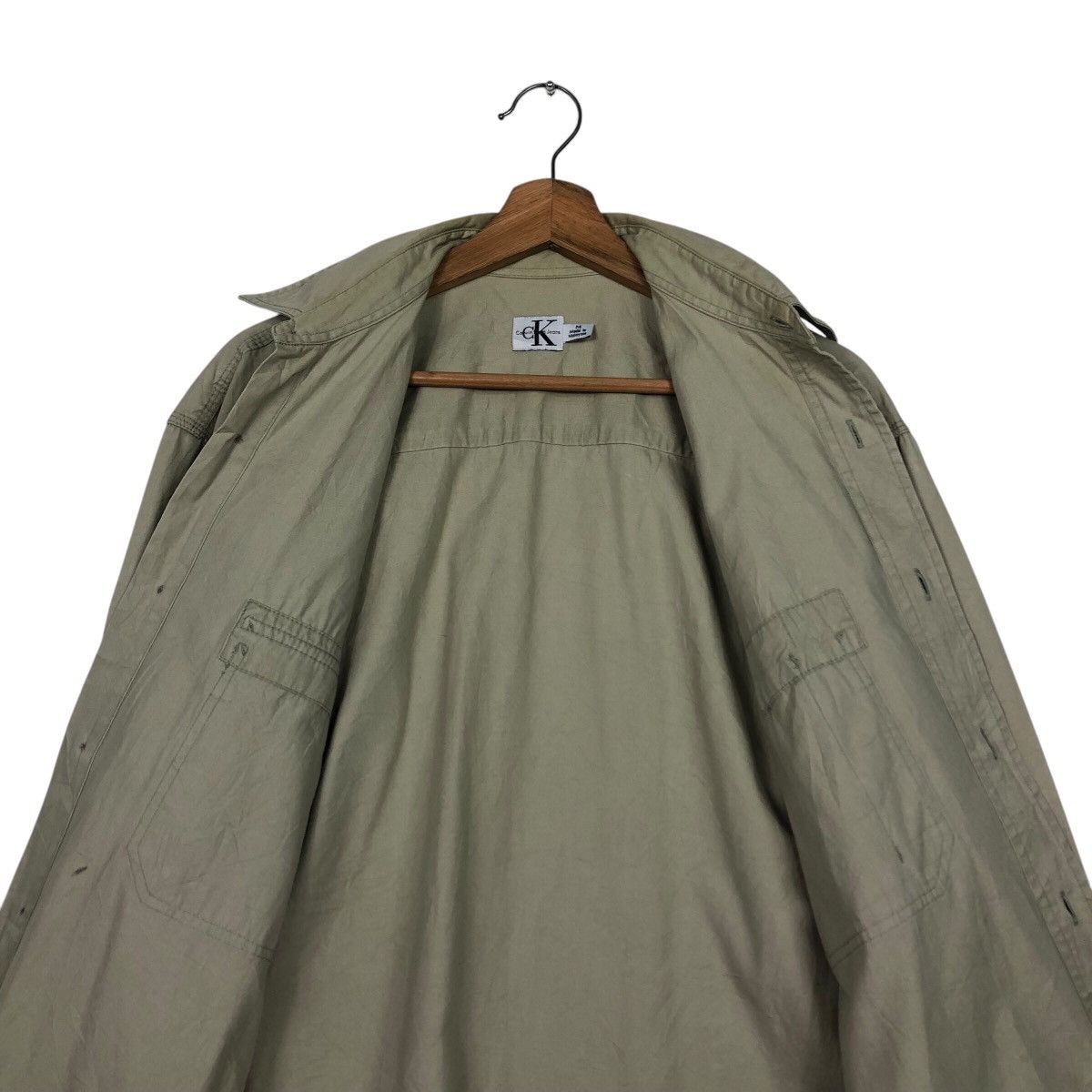 Calvin Klein × Japanese Brand 📌Vintage Chore Work Shirt Jacket Calvin Klein Jeans Size US M / EU 48-50 / 2 - 15 Thumbnail