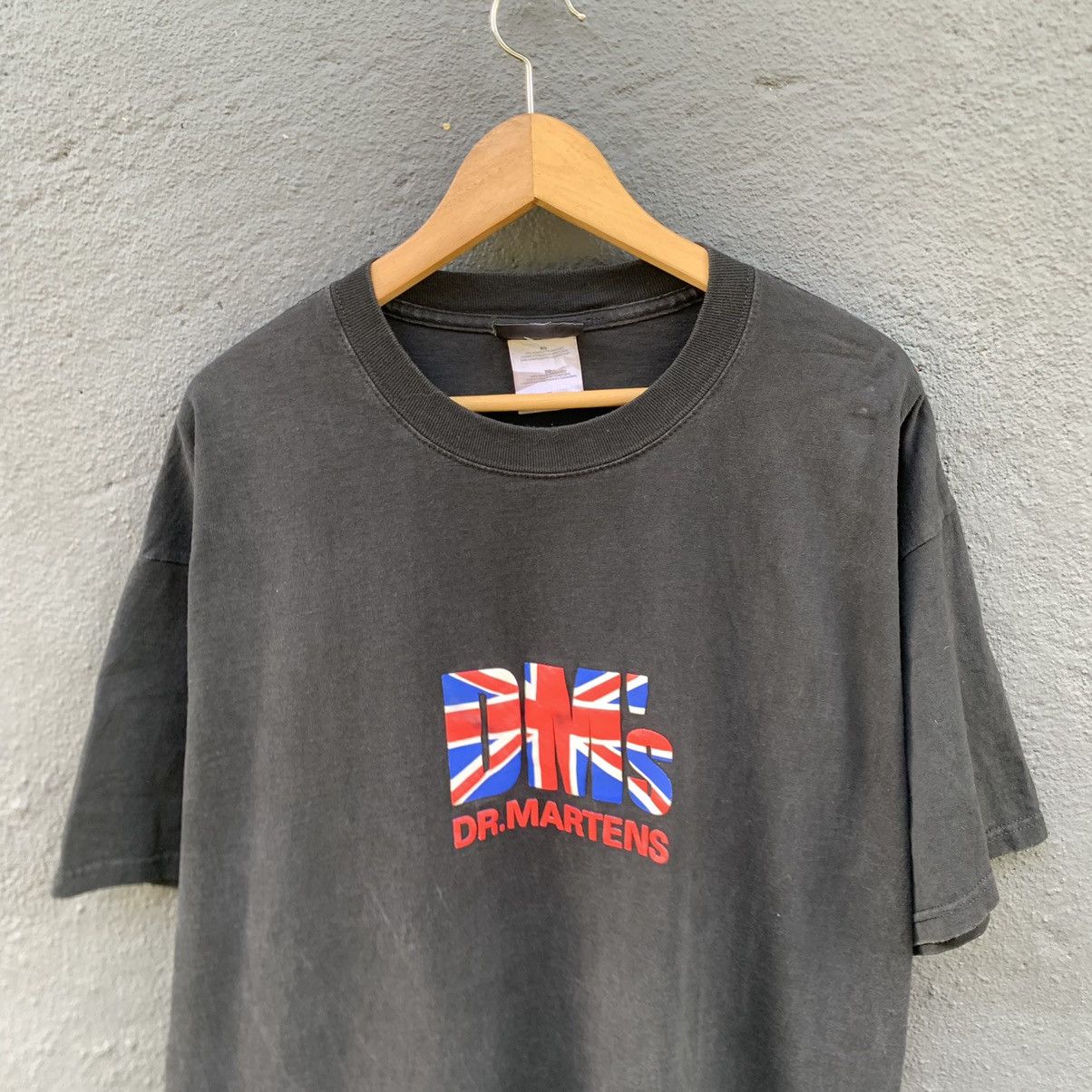 Dr. Martens 🔥Thrash🔥 Faded Rare Dr. Martens Punk Black Tee Size US XL / EU 56 / 4 - 2 Thumbnail