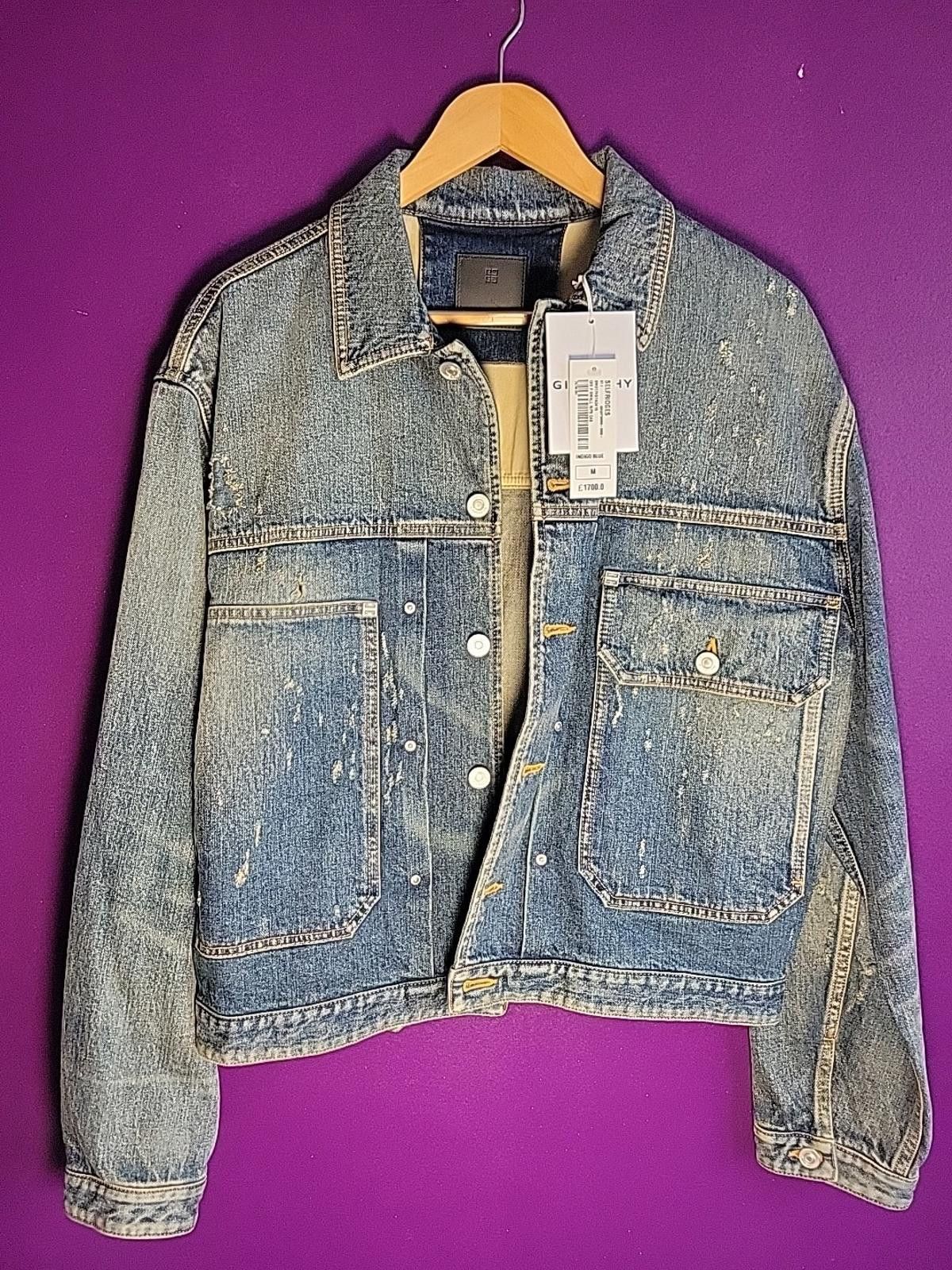 Givenchy Givenchy Distressed Blouson Made In Japan Denim M Rrp £1700 Size US M / EU 48-50 / 2 - 2 Thumbnail