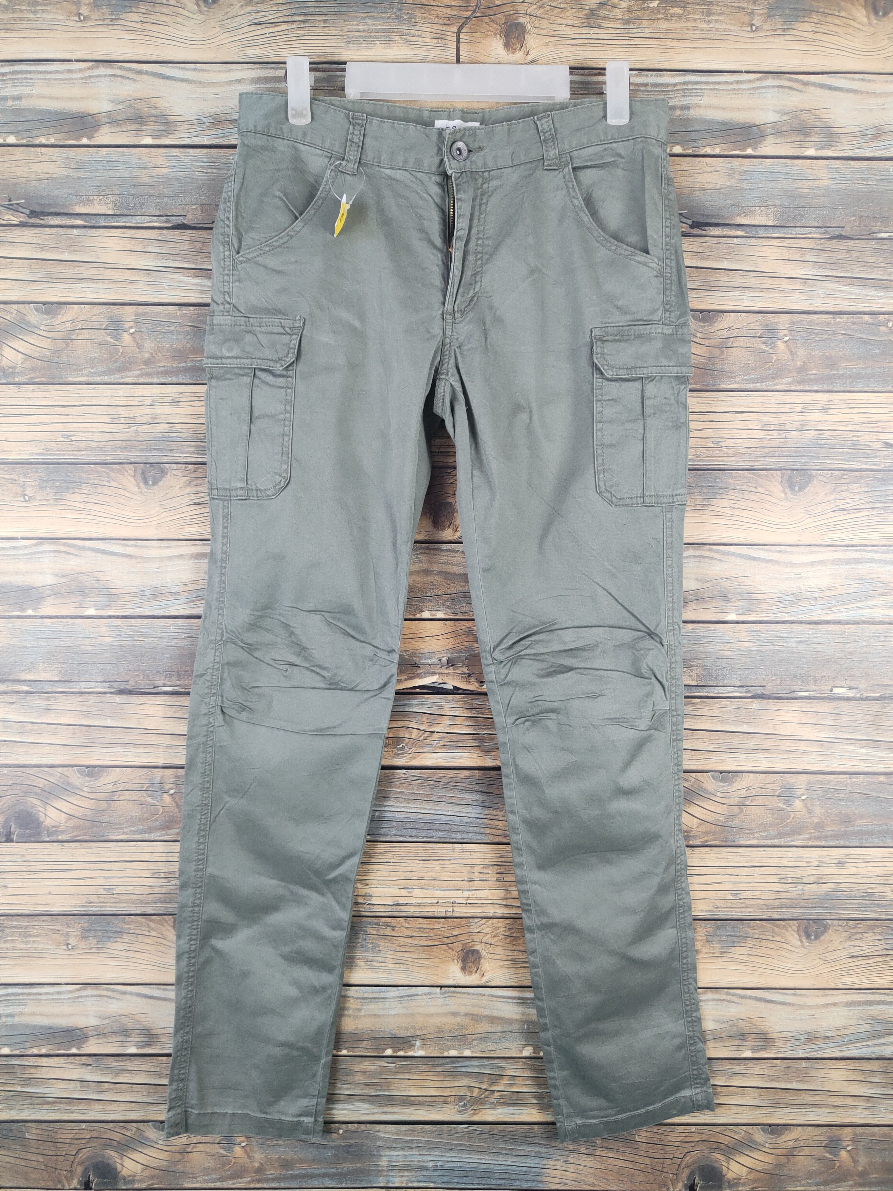 LOWRYS FARM DL Lepsim-Lowrys Farm Green Multipocket Cargo Pants #751 Size US 31 - 1 Thumbnail