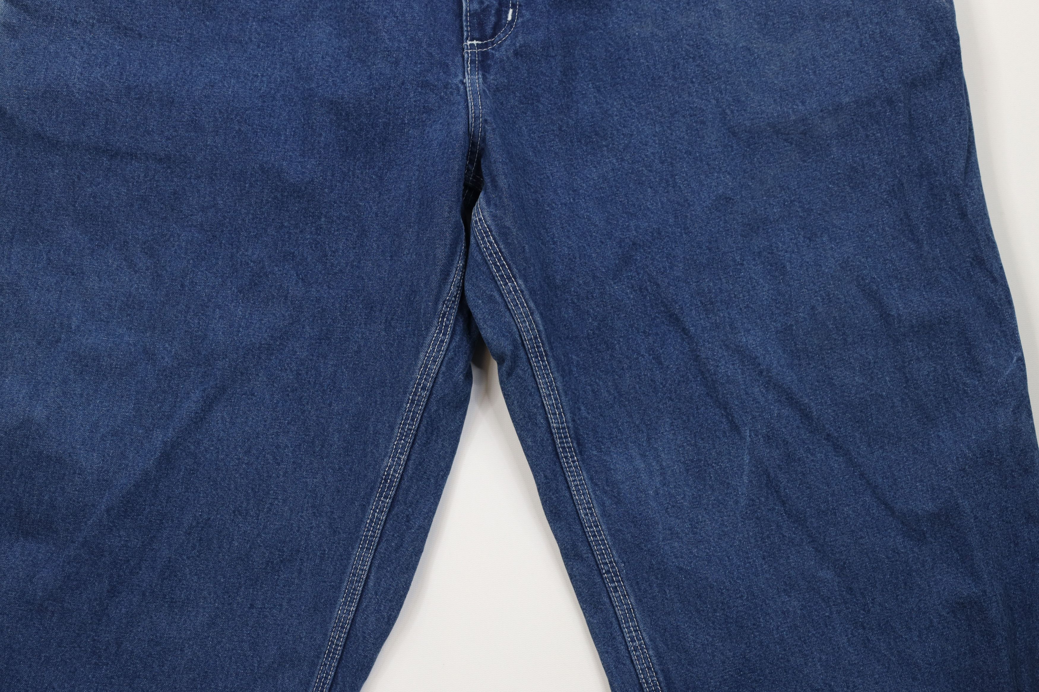 Carhartt Vintage Y2K Carhartt Spell Out Wide Leg Dungaree Jeans Size US 44 / EU 60 - 3 Thumbnail