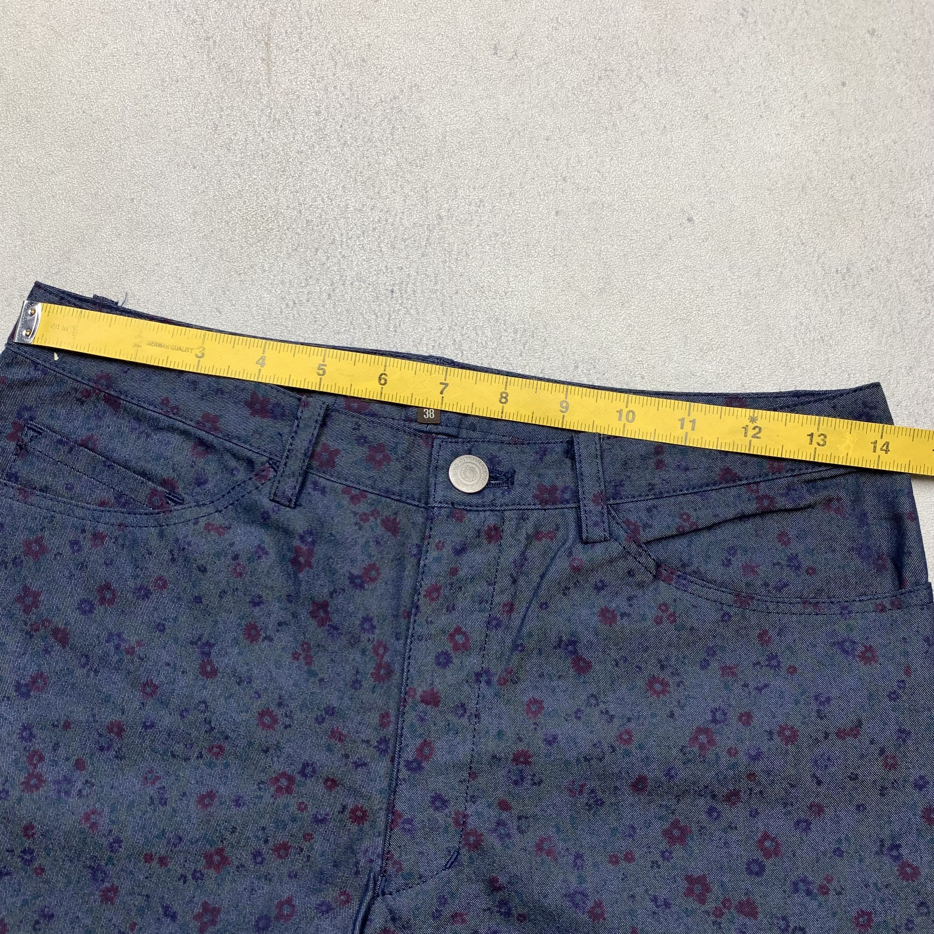 Tornado Mart Tornado Mart Printed Trousers Pants Size 28" / US 6 / IT 42 - 8 Thumbnail