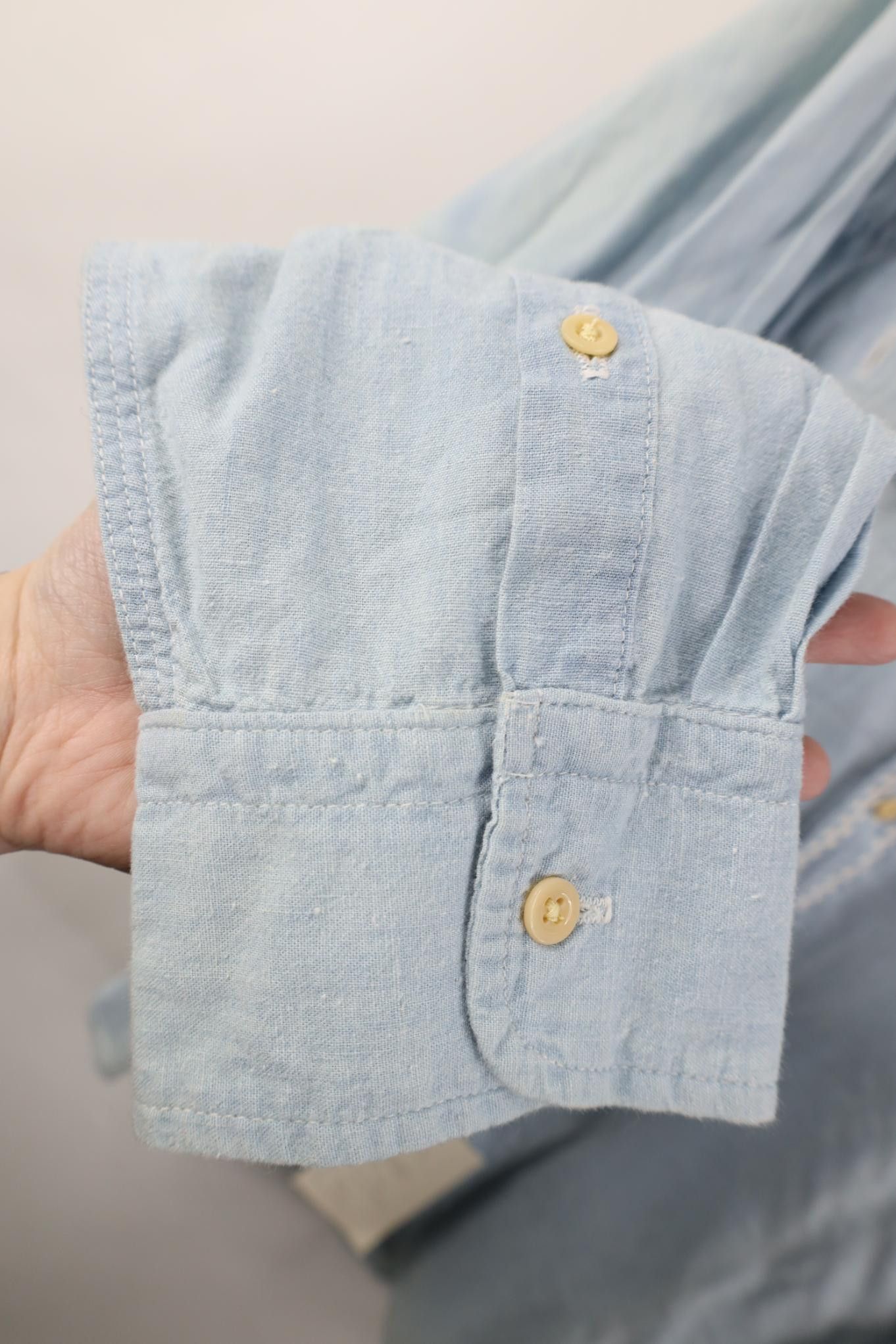 Calvin Klein Deadstock Vtg 90s Calvin Klein Workwear Button Shirt USA Size US L / EU 52-54 / 3 - 14 Thumbnail