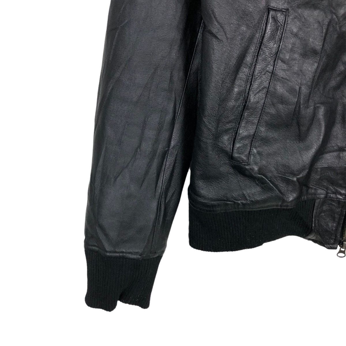 Japanese Brand 🔥VINTAGE SOFT LEATHER BOMBER JACKET GOD BREATH ISSEY MIYAKE Size US M / EU 48-50 / 2 - 3 Thumbnail