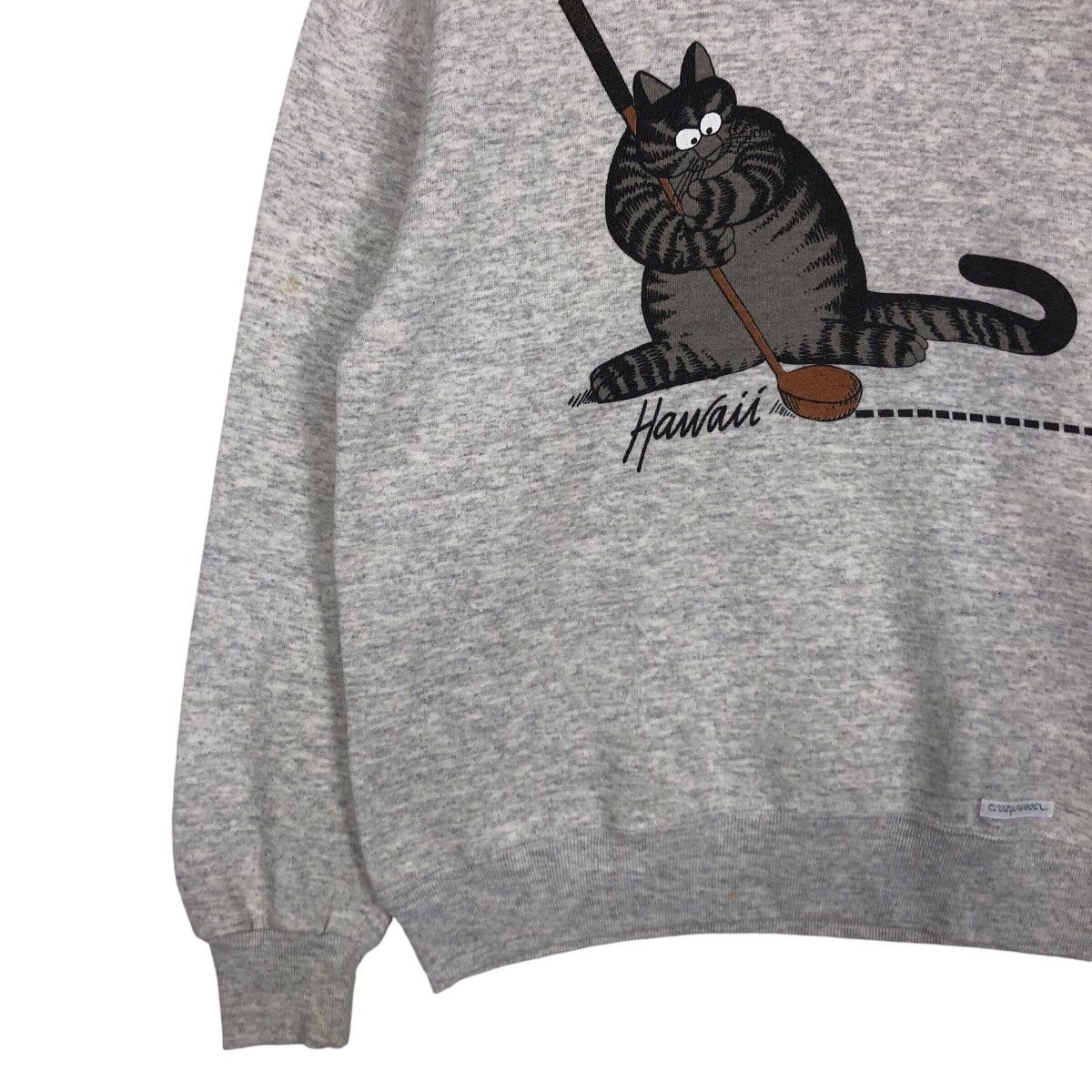 Vintage Vintage Crazy Shirt Hawaiian Cat Lover Rare 90s Size US M / EU 48-50 / 2 - 3 Thumbnail