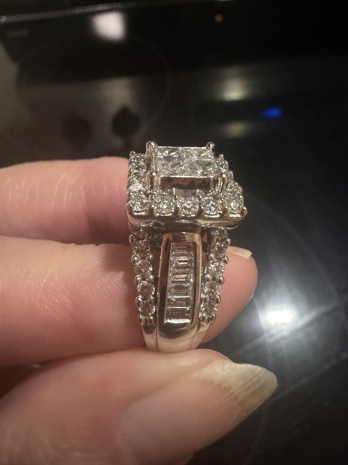 Other 14kt white gold 2.98 carat diamond ring Size ONE SIZE - 10 Thumbnail