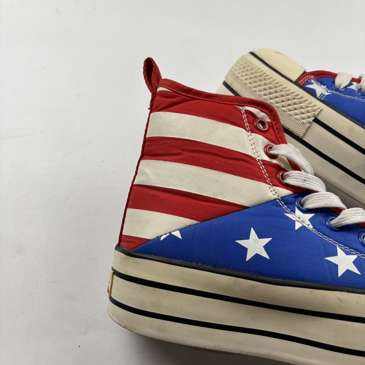 20471120 20471120 HYOMA Stars and Stripes Platform Sneakers Size US 5 / IT 35 - 5 Thumbnail