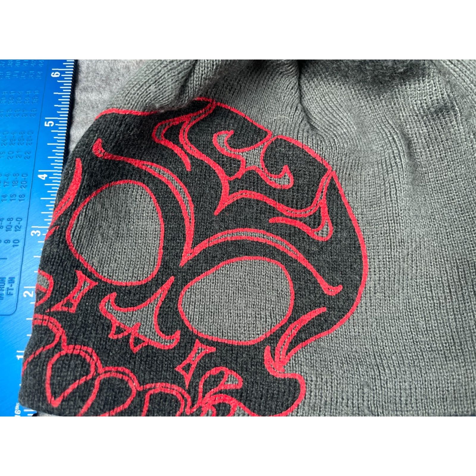 H&M H&M Beanie Skull Knit Adult One Size Gray Black Lined Acrylic Poly Hat Men Ski Beanie Streetwear Size ONE SIZE - 2 Thumbnail