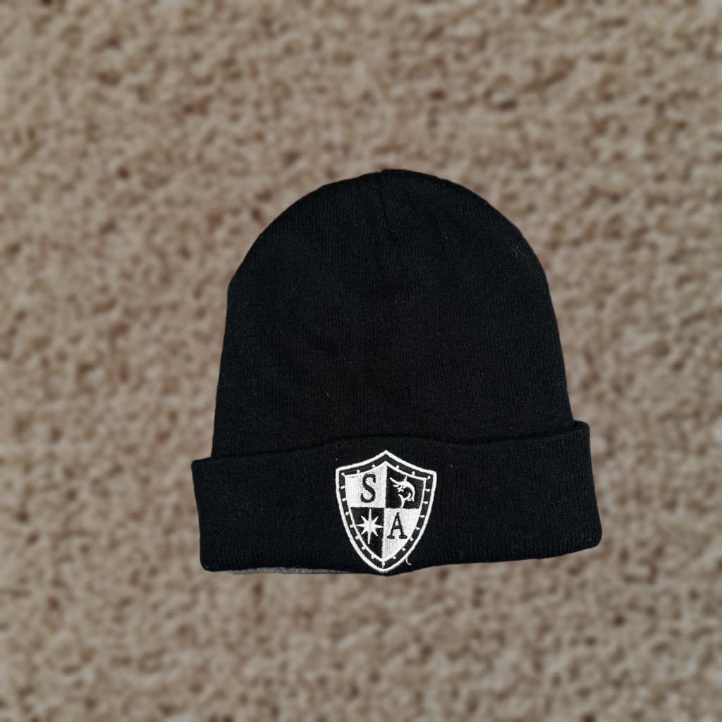 Vintage Salt Armour Beanie Adult One Size Black Knit 100% Acrylic Camp Outdoors Hat Beanie Unisex Mens Womens Boys Girls Size ONE SIZE - 1 Thumbnail