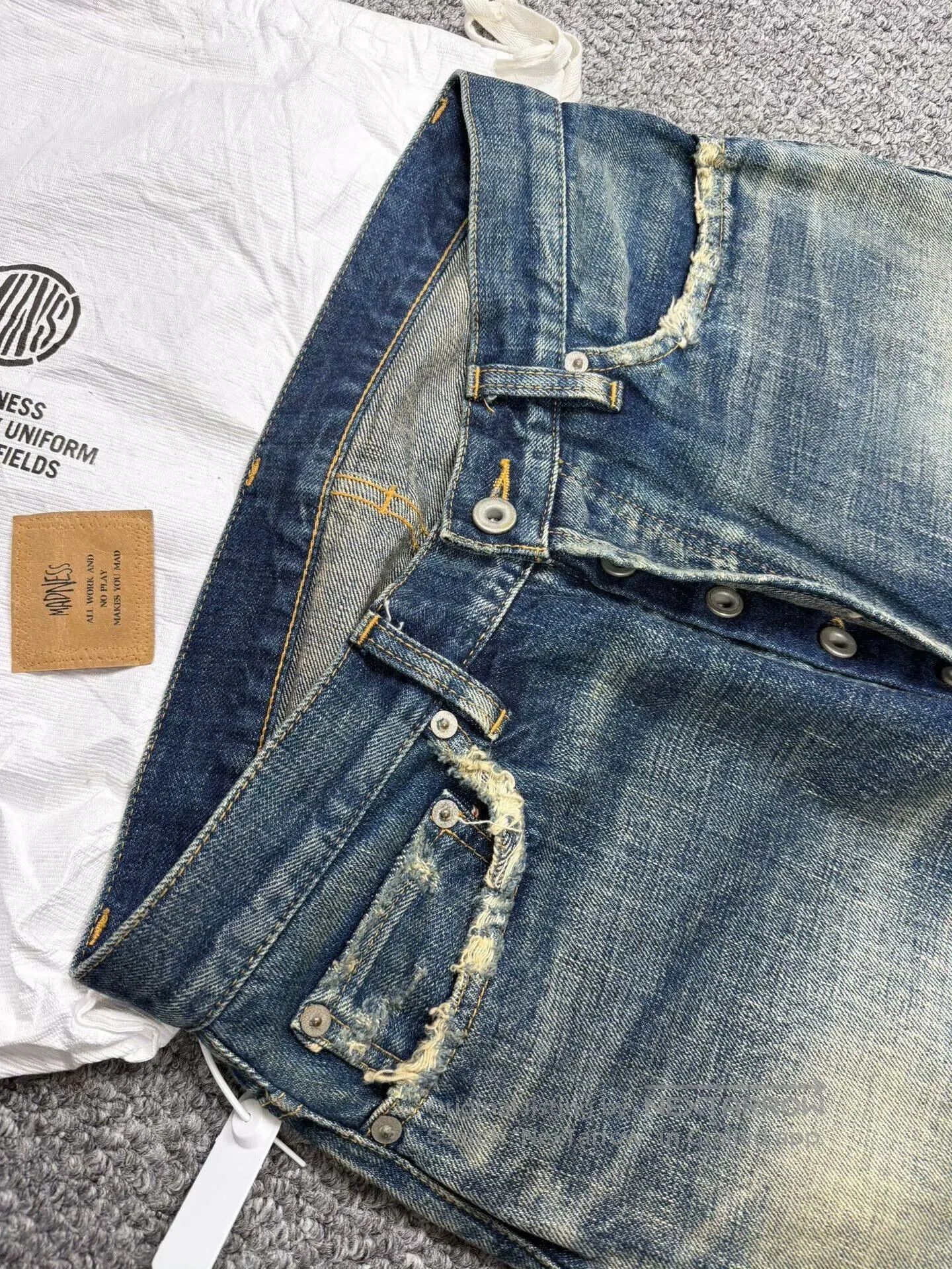 Madness madness distressed denim pants for casual styling. Size US 32 / EU 48 - 5 Thumbnail