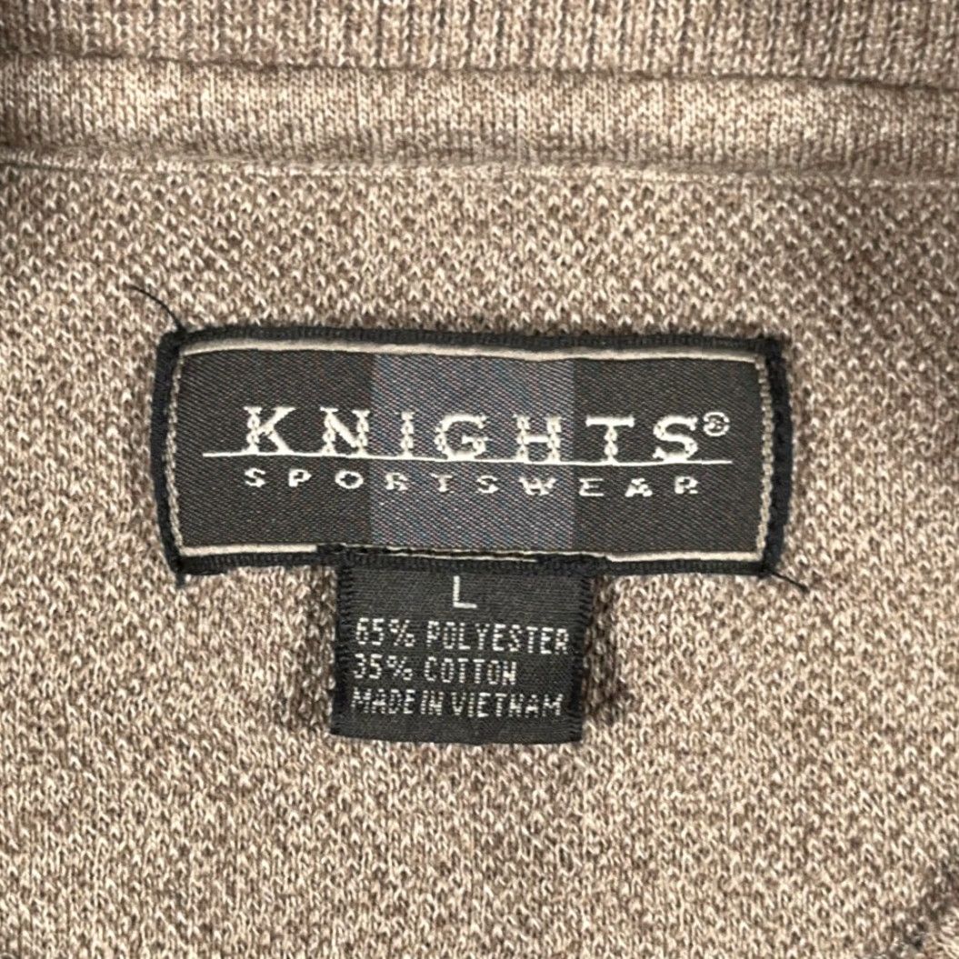 Doublet VINTAGE Knights Sportswear Sweater Adult LARGE Brown Striped Double Collar Y2K Size US L / EU 52-54 / 3 - 4 Thumbnail