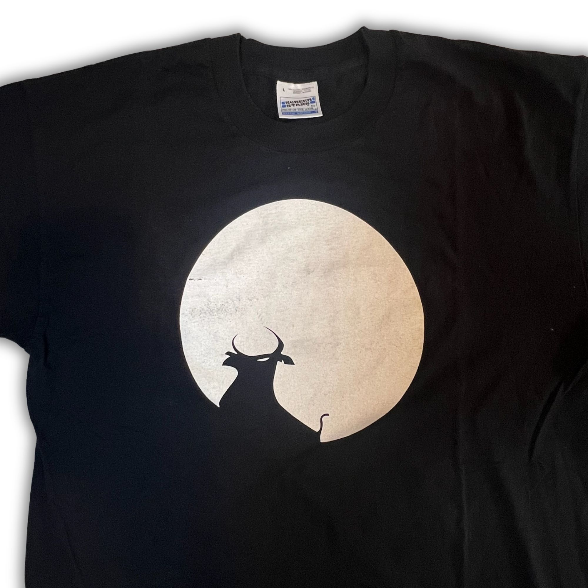 Other Black Graphic T-Shirt Featuring A Bull Silhouette By Screen Size US L / EU 52-54 / 3 - 4 Thumbnail