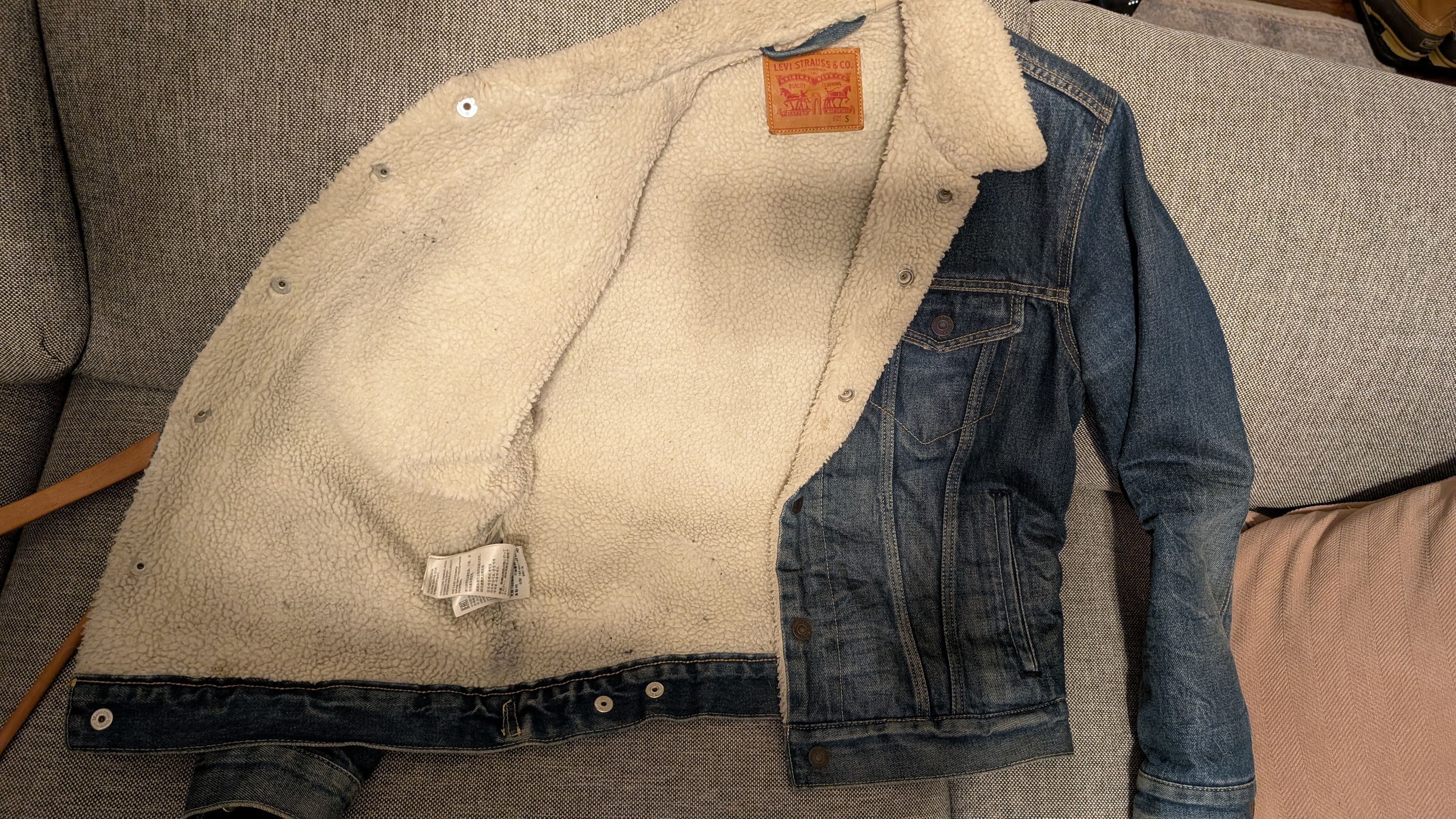Levi's Levis VintsgeSherpa Lined Jacket Size US S / EU 44-46 / 1 - 3 Thumbnail