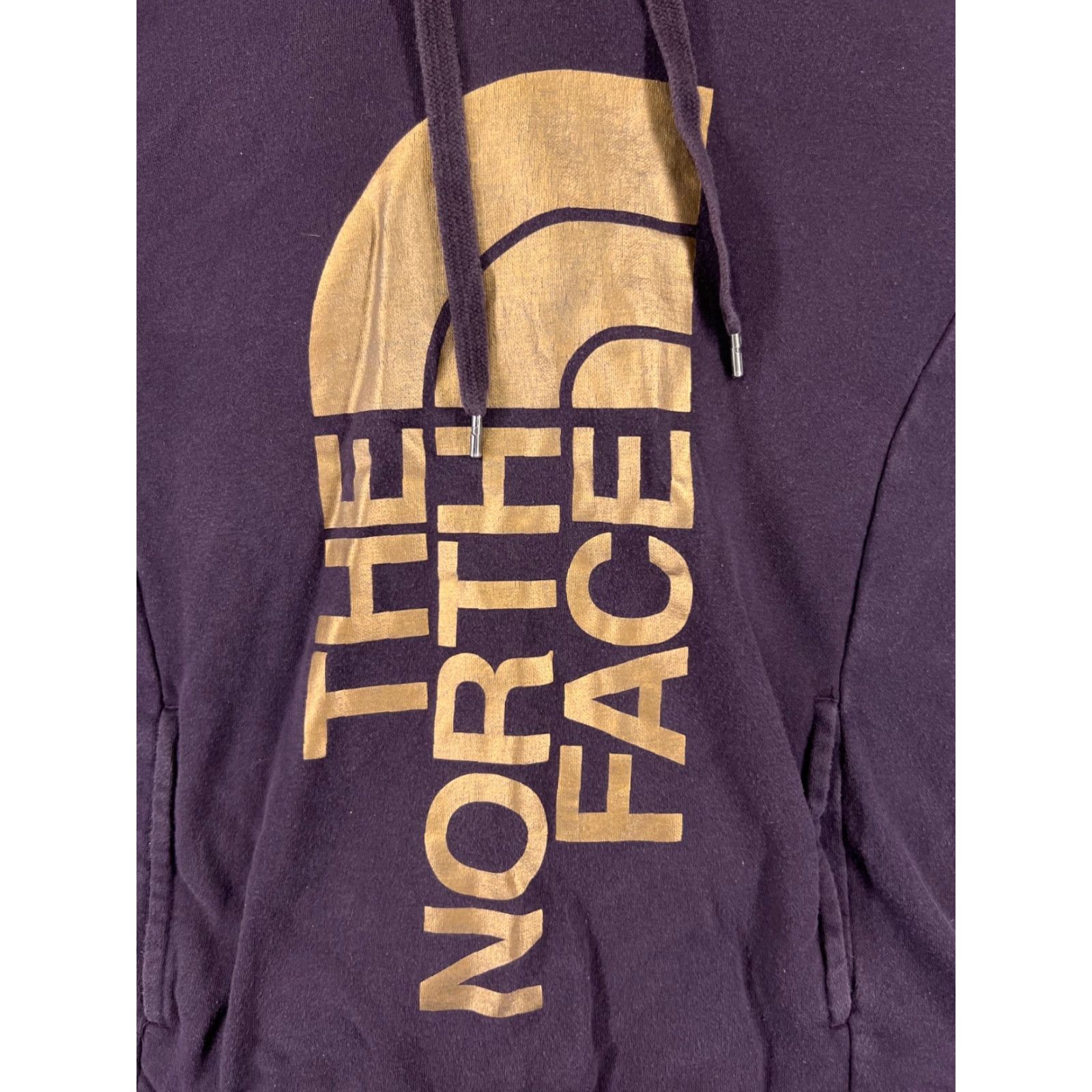 The North Face The North Face Hoodie Womens L Purple Pullover Cotton Blend Logo Crew Neck Long Sleeve Pocket 36in Chest Men/Men’s? Size L / US 10 / IT 46 - 6 Thumbnail