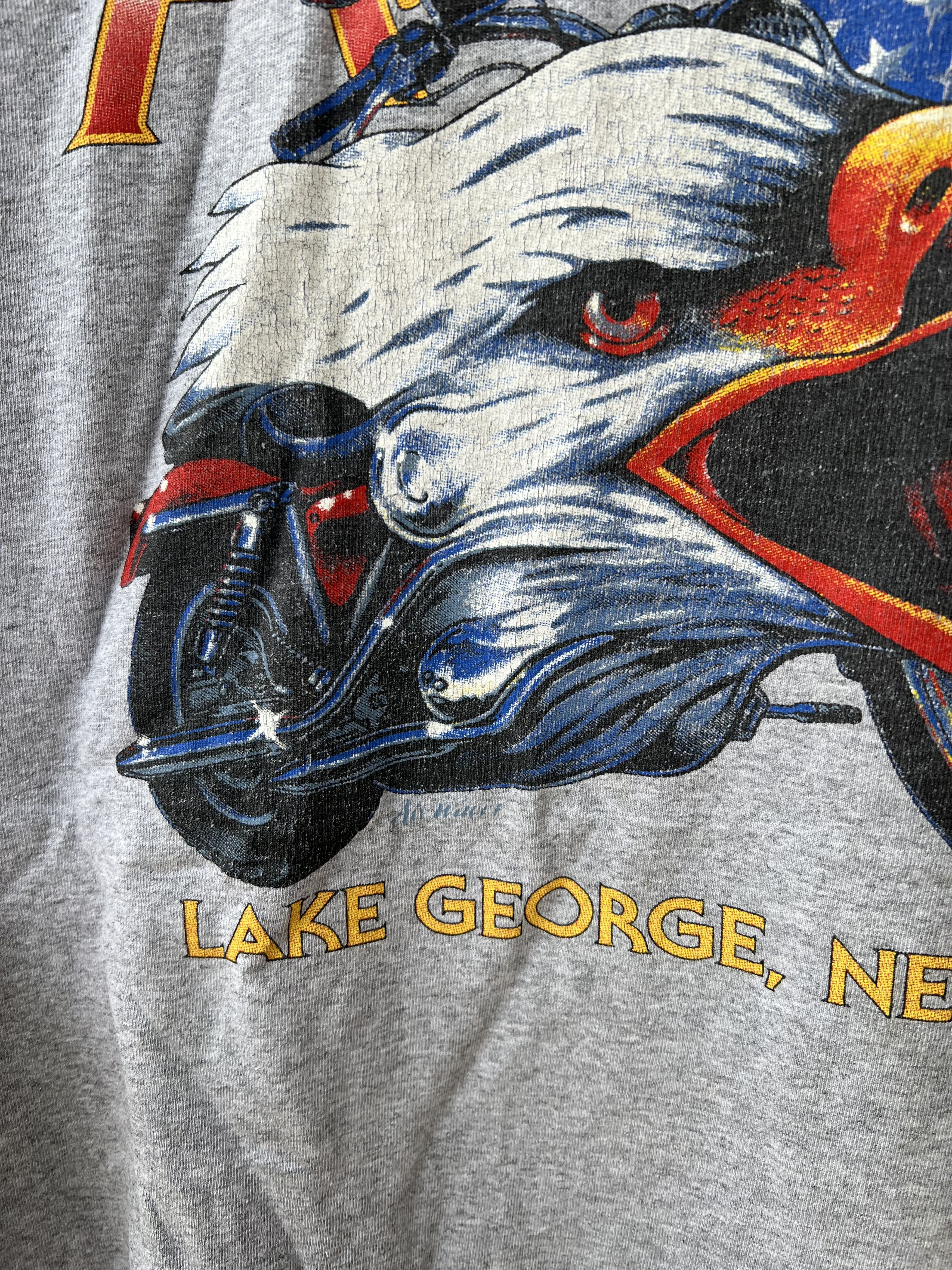 Vintage 2003 Americade Bike T-Shirt Lake George Nee York Size US XL / EU 56 / 4 - 4 Thumbnail