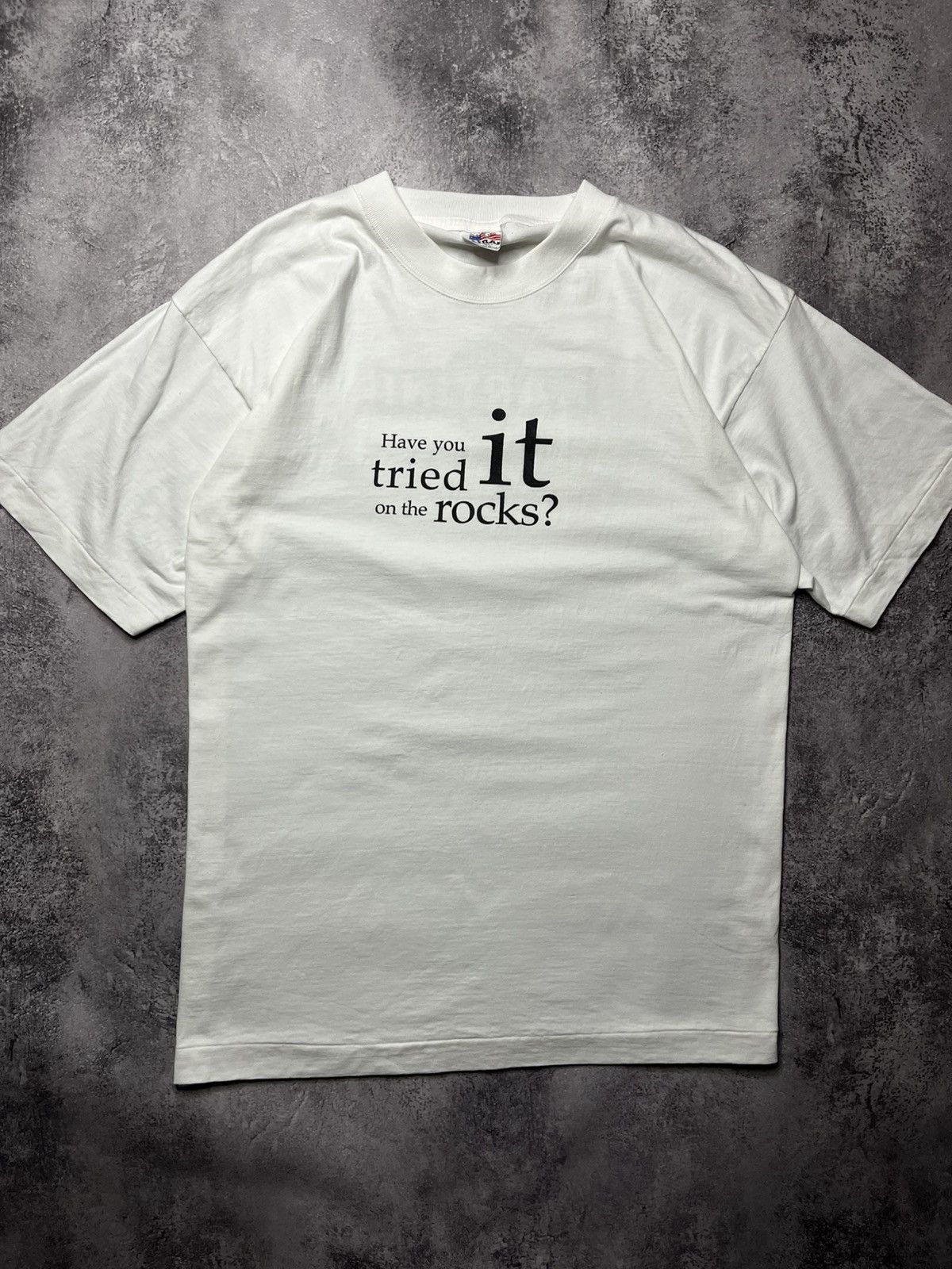Other Vintage 90’s Martini Shirt Have you tried it on the rocks? Size US XL / EU 56 / 4 - 2 Thumbnail