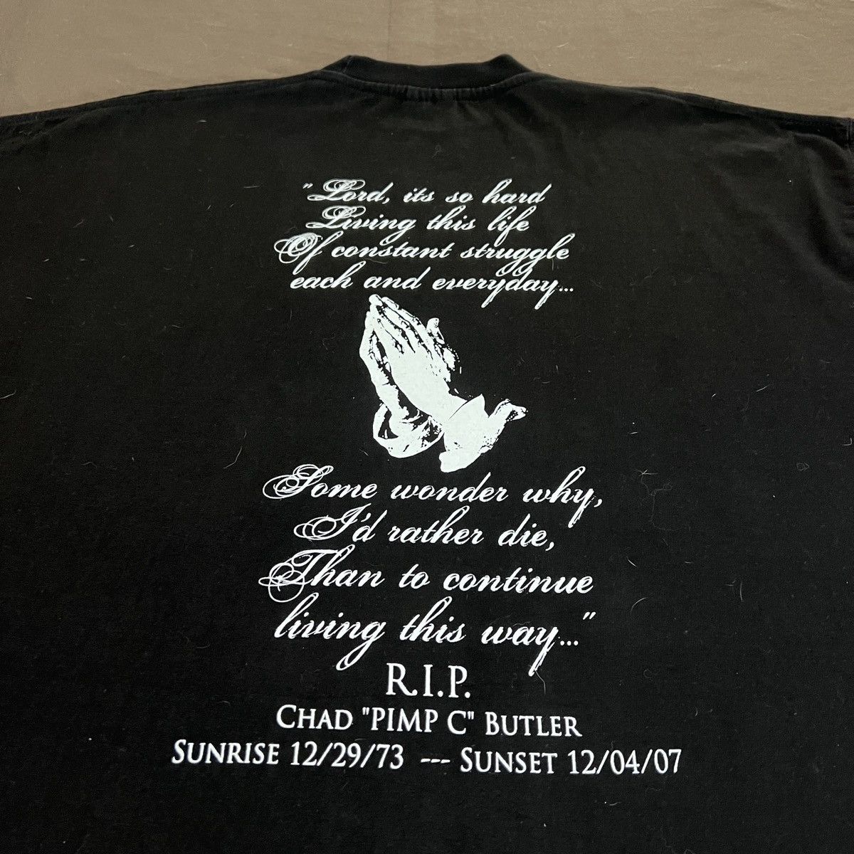 Rap Tees Vintage Y2K Pimp C Memorial UGK Tee XL hip-hop Size US XL / EU 56 / 4 - 7 Thumbnail