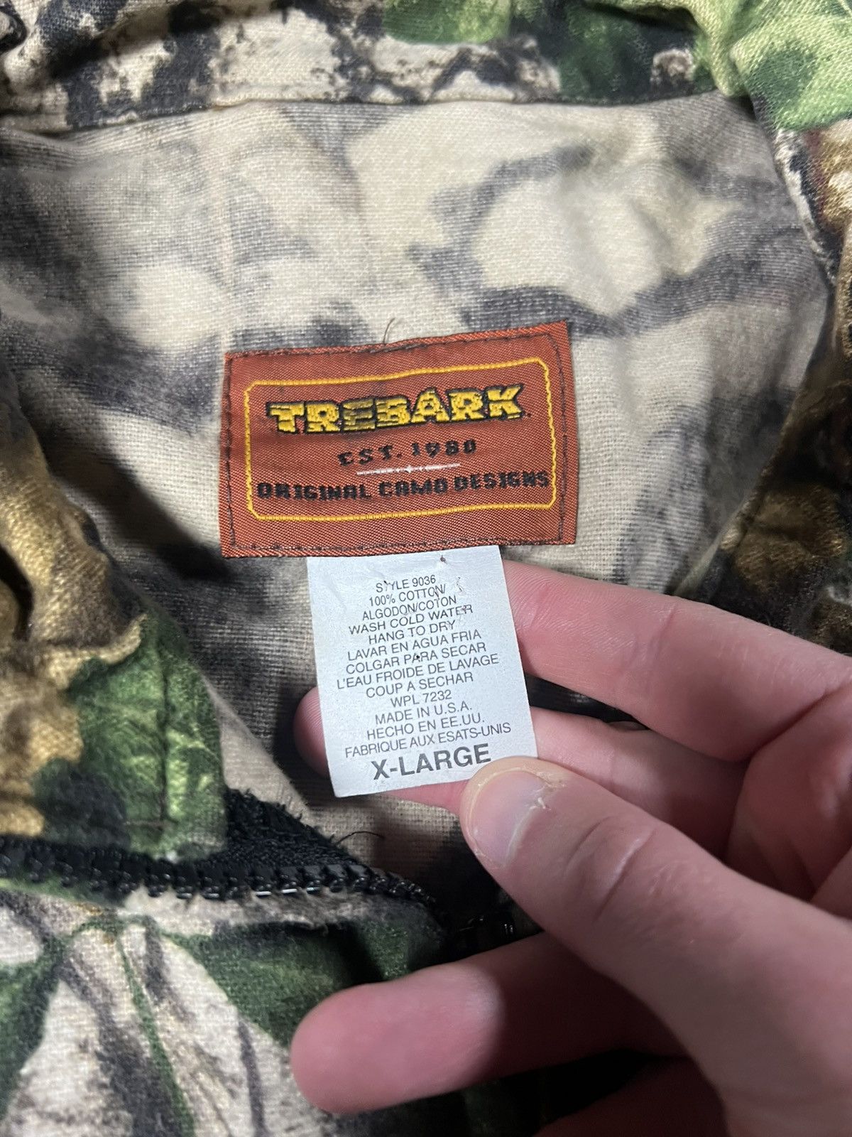 Vintage Vintage 90s Real Tree Camo Boxy Essential Fall Faded Jacket Size US XL / EU 56 / 4 - 3 Thumbnail