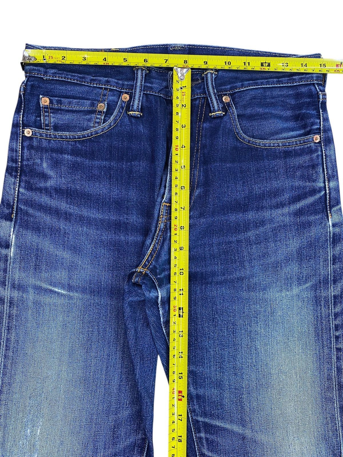 Levi's Levi’s Whiskered Faded Wash Style Straight Leg Jeans Size US 30 / EU 46 - 5 Thumbnail