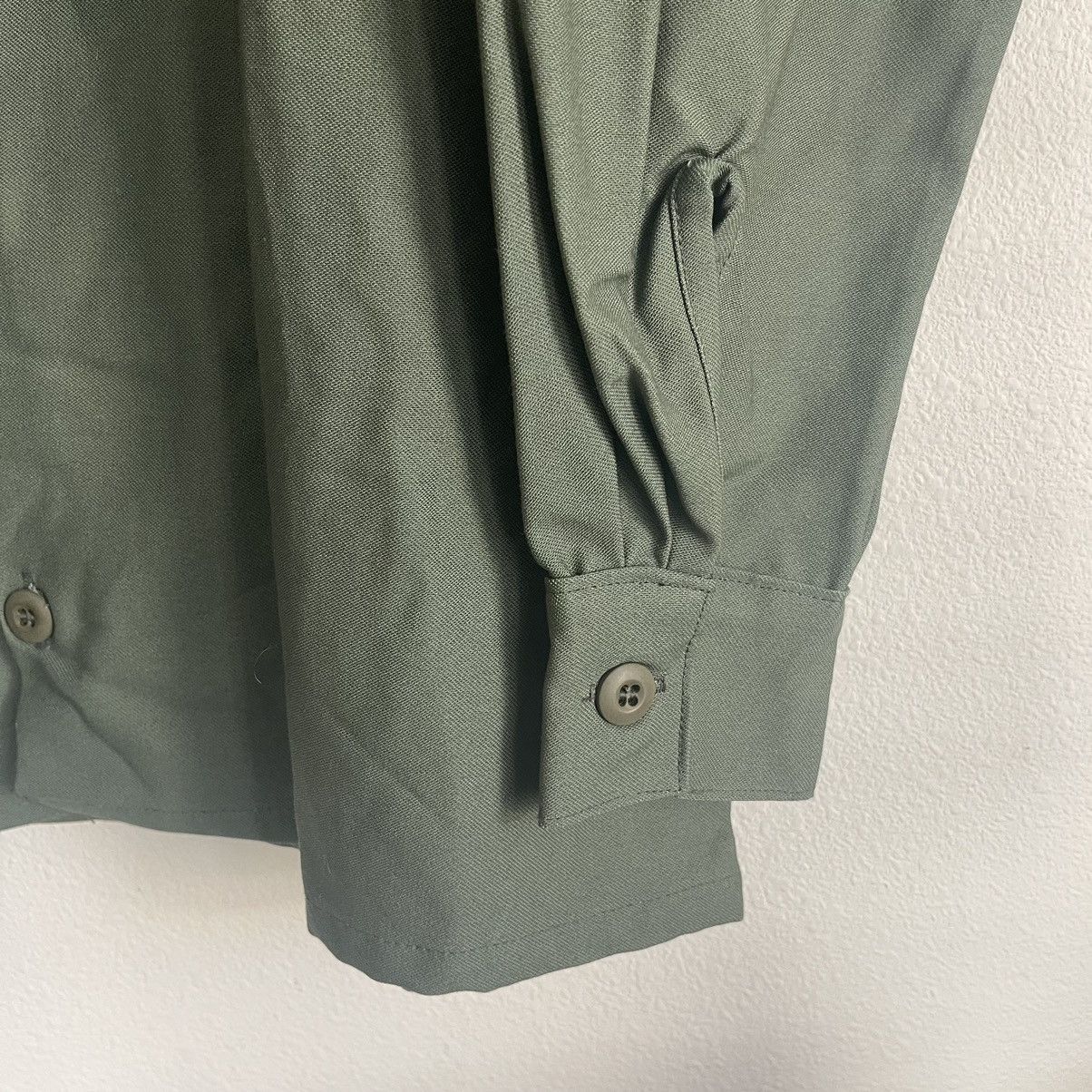 Stan Ray Stan Ray CPO Olive Green Button Down Double Pocket Shirt Size US XL / EU 56 / 4 - 3 Thumbnail