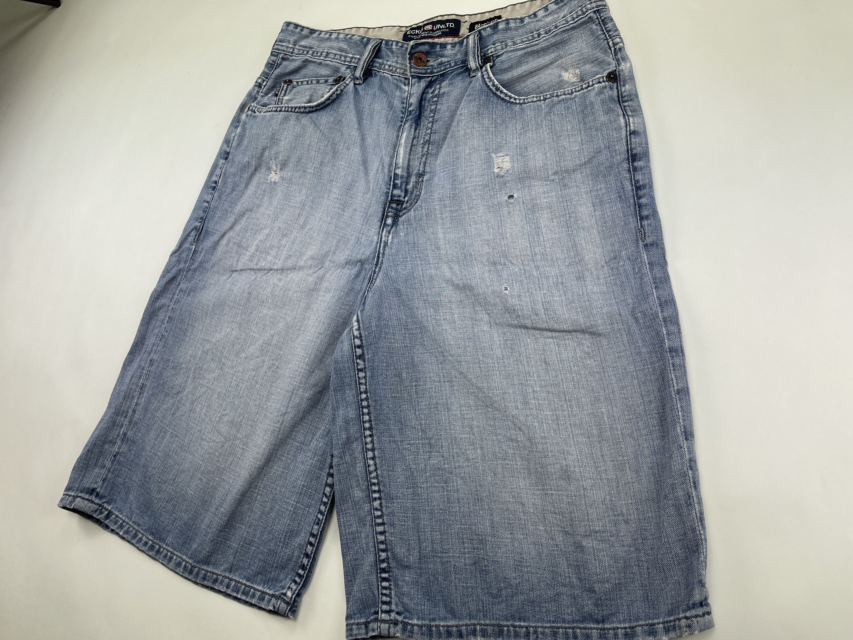 Ecko Unltd. Ecko Unltd jeans shorts, vintage baggy 90s hip-hop Y2K 32 Size US 32 / EU 48 - 7 Thumbnail