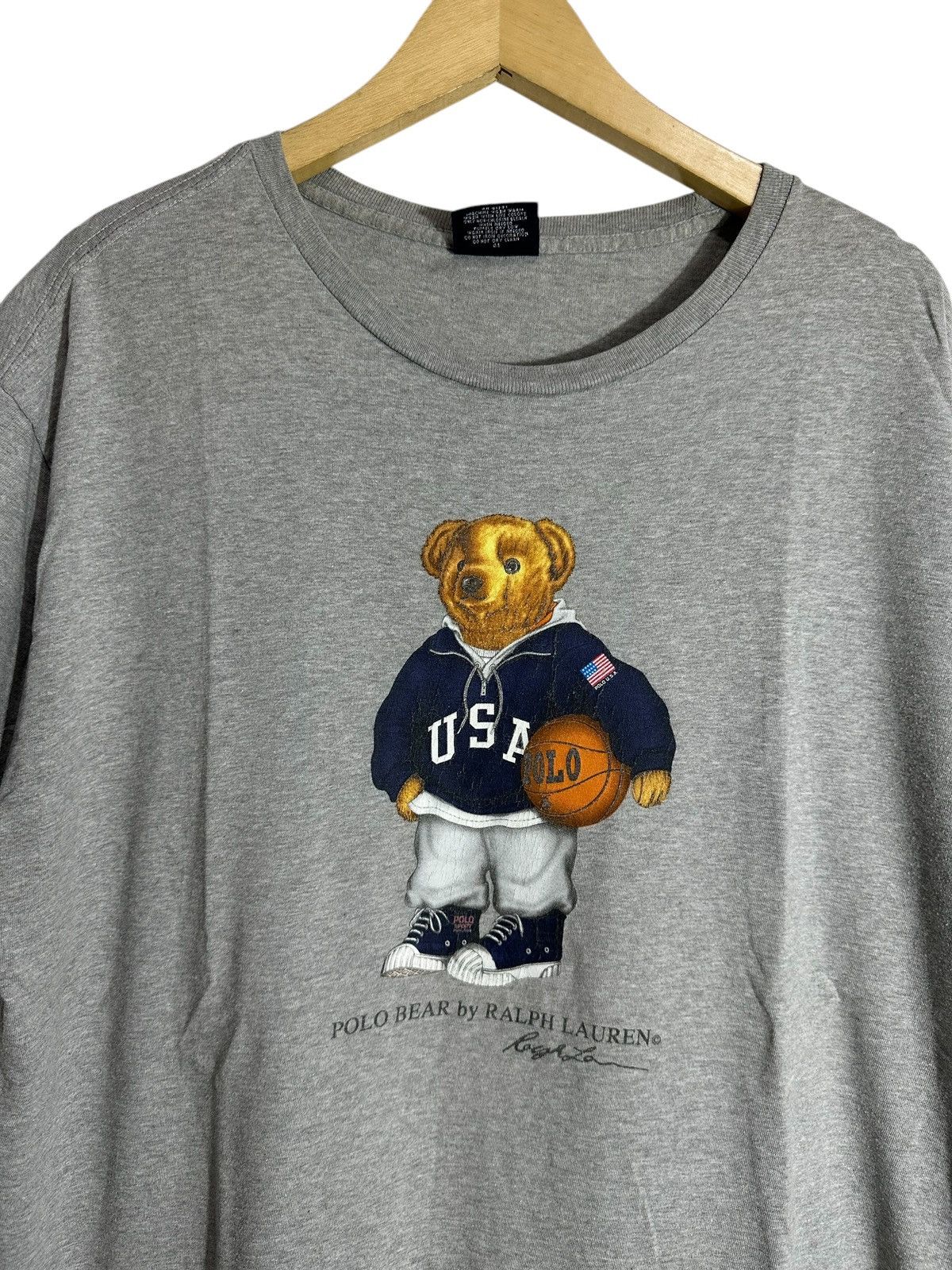 Polo Ralph Lauren POLO BEAR by RALPH LAUREN VINTAGE TEE SHIRT Size US XL / EU 56 / 4 - 2 Thumbnail