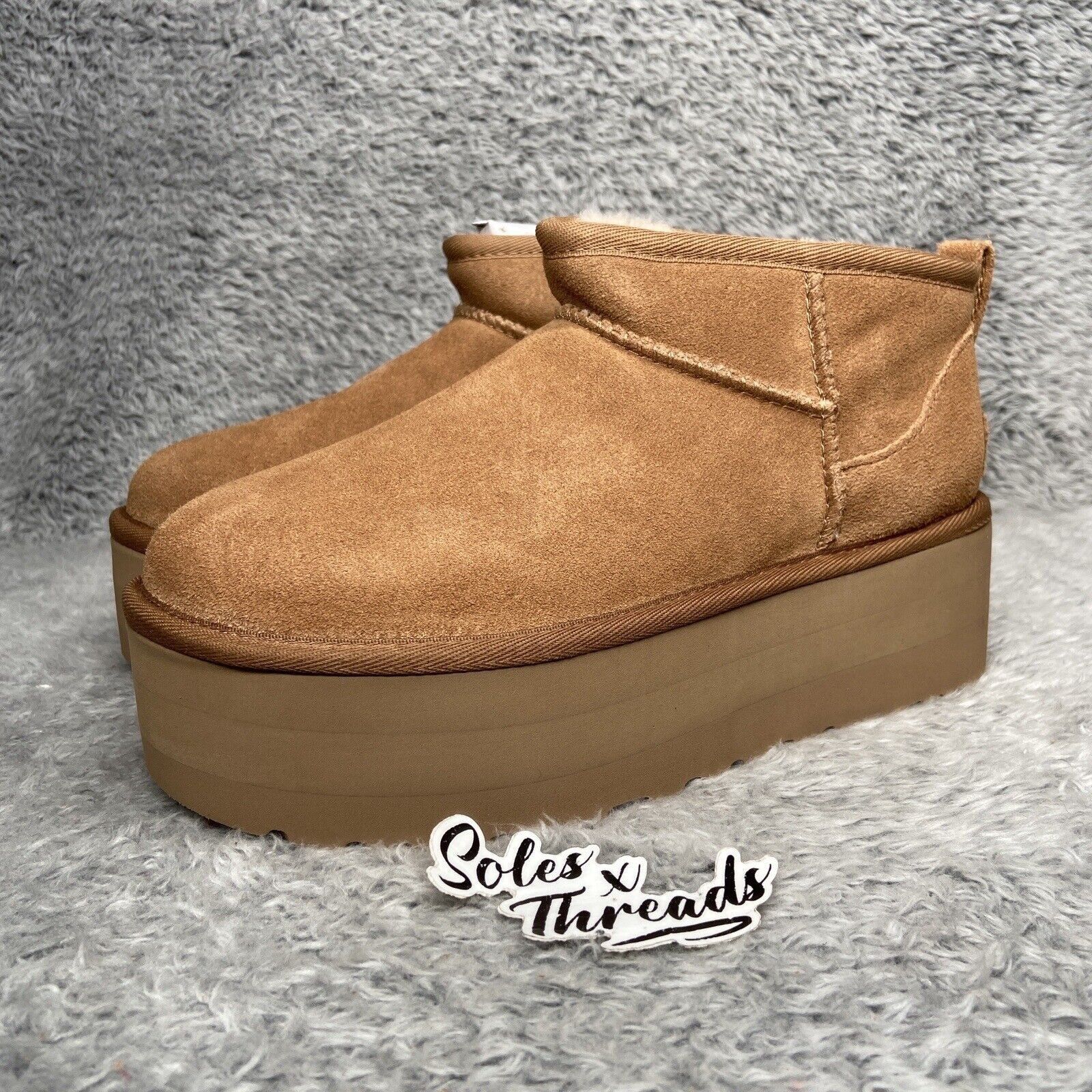 Ugg UGG Classic Ultra Mini Platform Boots Size 8 Women Chestnut Size US 8 / IT 38 - 5 Thumbnail