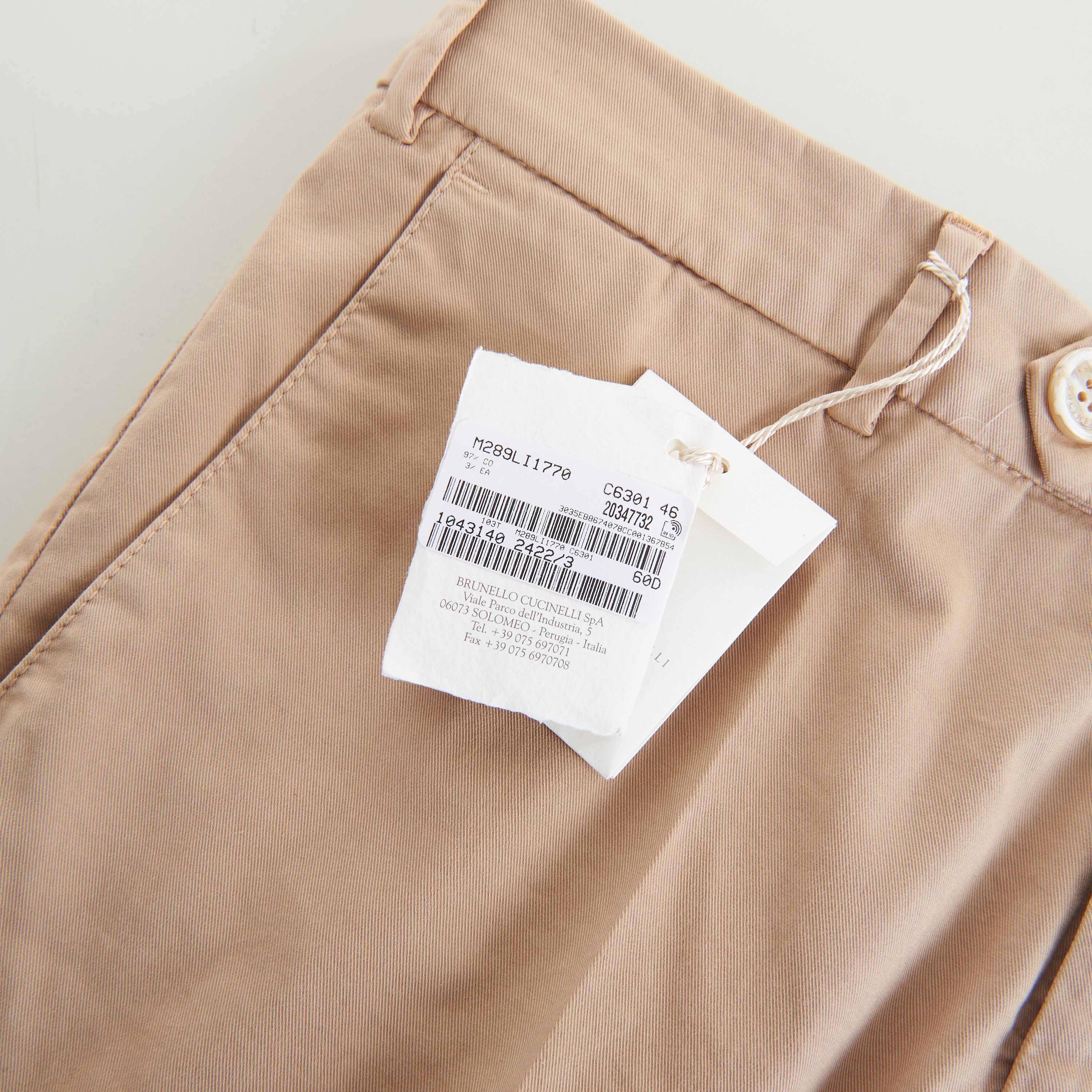 Brunello Cucinelli Havana Brown Italian Fit Trousers Size US 38 / EU 54 - 9 Thumbnail