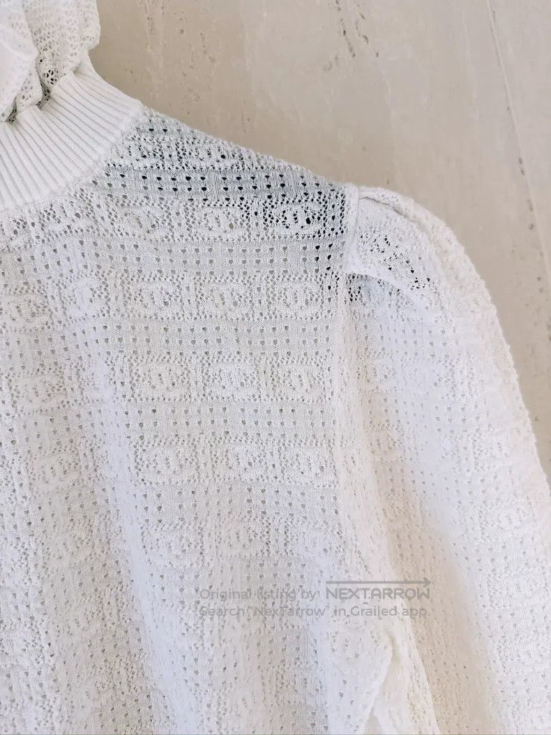 Chanel Chanel 22B ruffled logo knitwear sweater Size XXS / US 00 / IT 34 - 3 Thumbnail