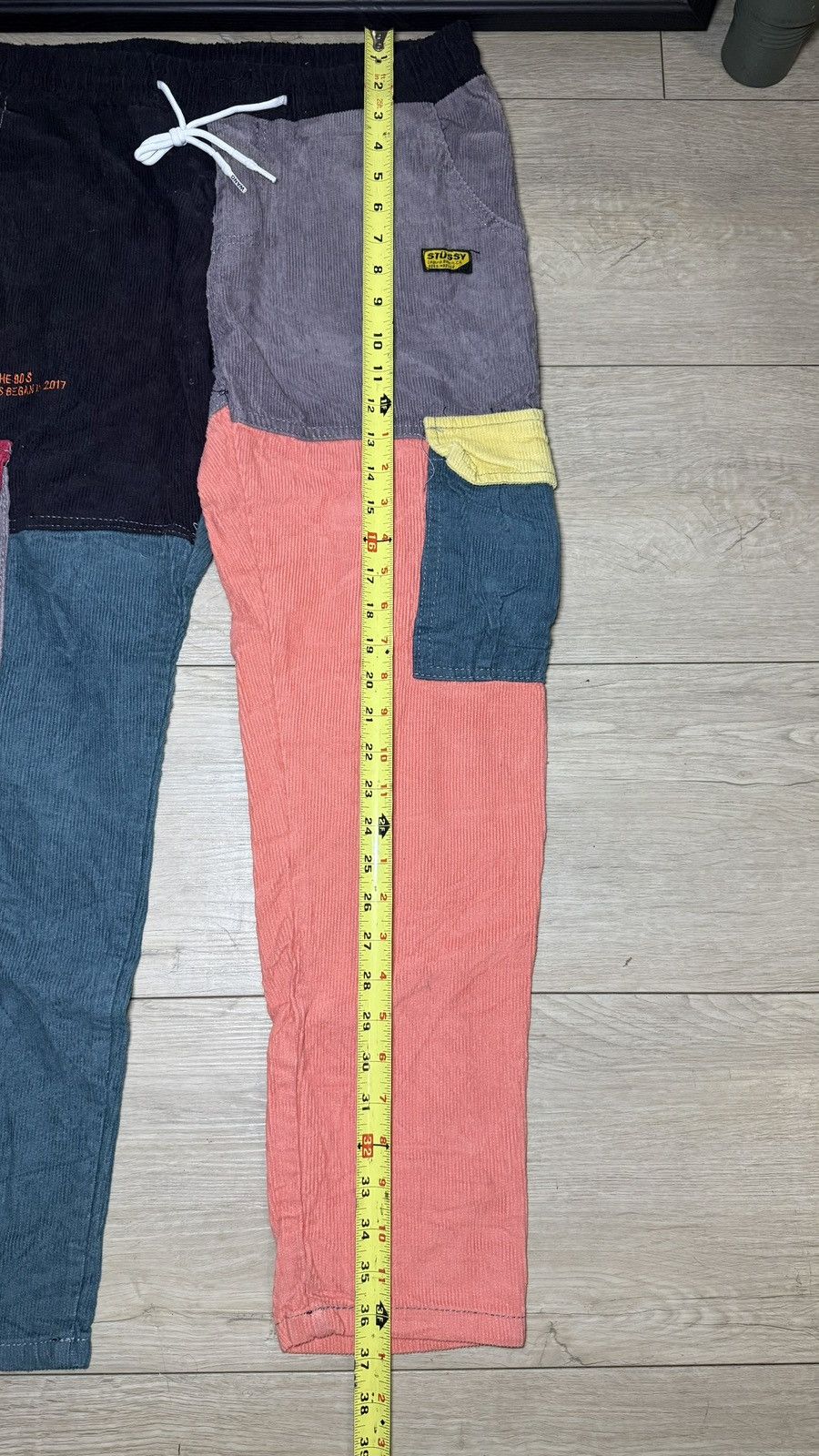 Stussy Y2K Stussy x Coursemys Patchwork Cargo Pant Size US 34 / EU 50 - 9 Thumbnail