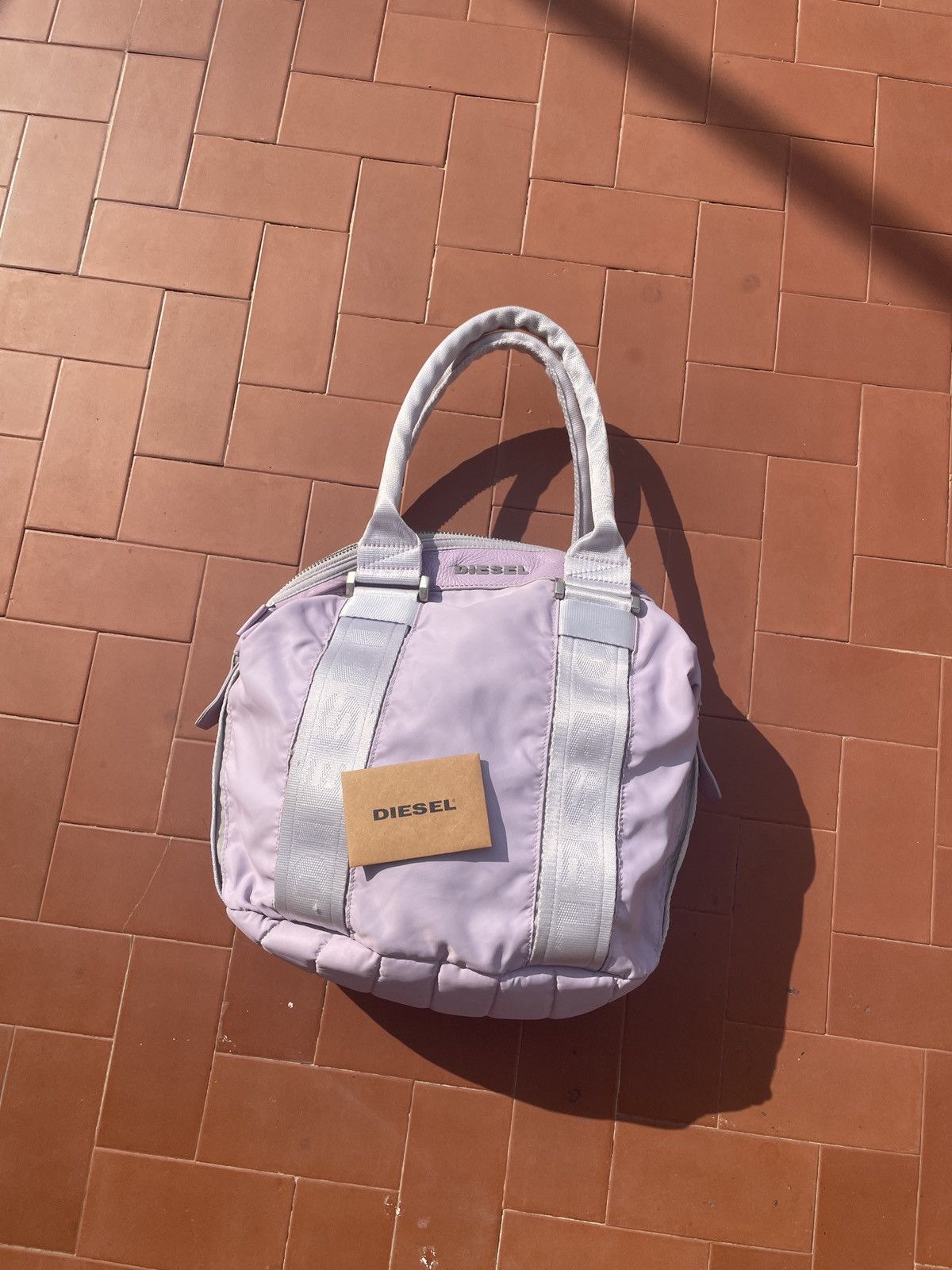 Diesel NEW DIESEL Y2K PURPLE NYLON HAND BAG Size ONE SIZE - 2 Thumbnail
