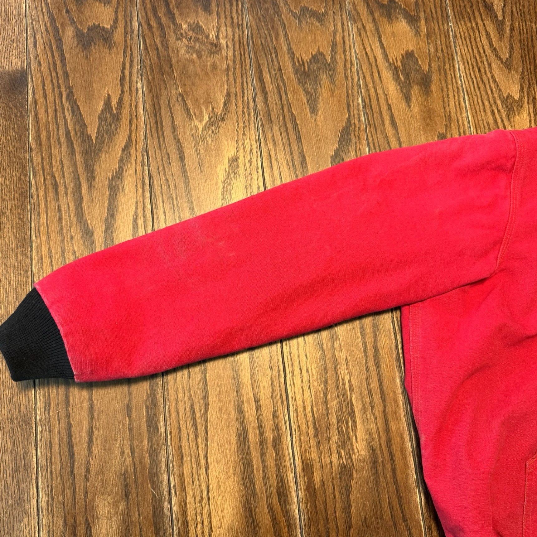 Carhartt VINTAGE Carhartt JR100 Thermal Lined Duck Canvas Jacket Red XL Men Bomber Jacket 90s Size US XL / EU 56 / 4 - 5 Thumbnail