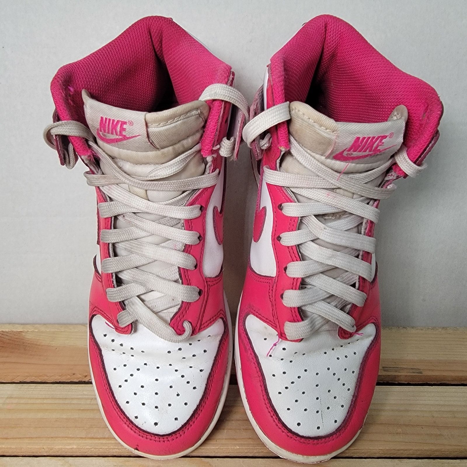 Nike Nike Women's Dunk High Pink Prime Hi-Top Sneakers - Size 6 Size US 6 / IT 36 - 2 Thumbnail