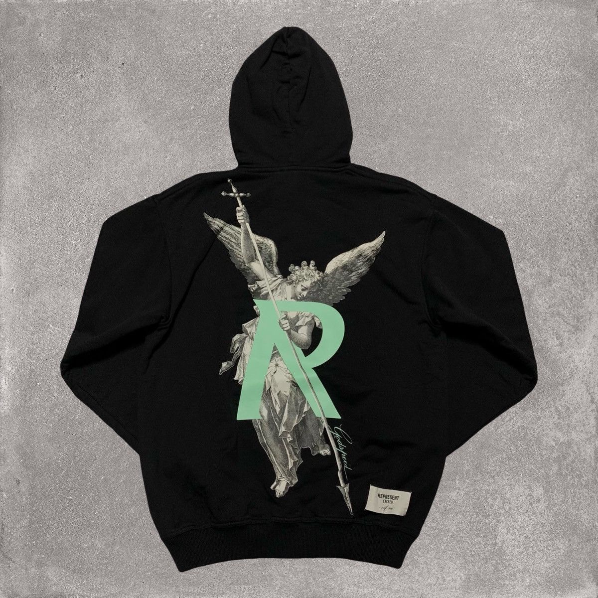 Represent Clo. Represent Exceed XXS Archangel Jet Black Hoodie 1 of 300 Size US XXS / EU 40 - 1 Thumbnail