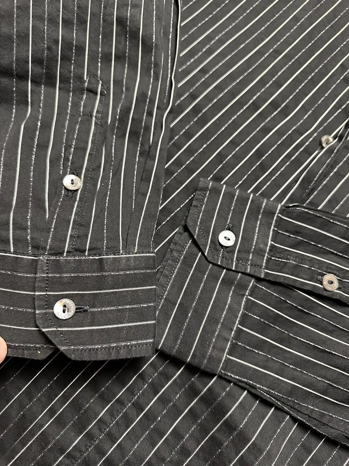 Dolce & Gabbana Vintage striped Dolce& Gabbana shirt logo rare Size US L / EU 52-54 / 3 - 5 Thumbnail