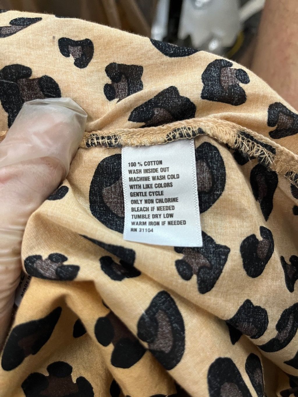 Kim Jones Kim Rogers XL Leopard Print 100% Cotton Button-Down Blouse Size XL / US 12-14 / IT 48-50 - 5 Thumbnail