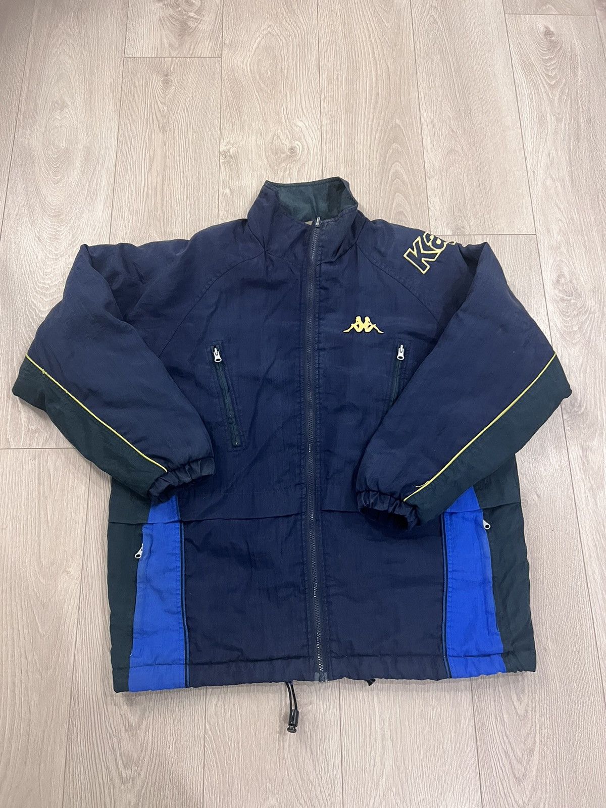Kappa × Vintage Vintage 90s Kappa Bench Sideline Soccer Jacket Mid Weight Size US L / EU 52-54 / 3 - 12 Thumbnail
